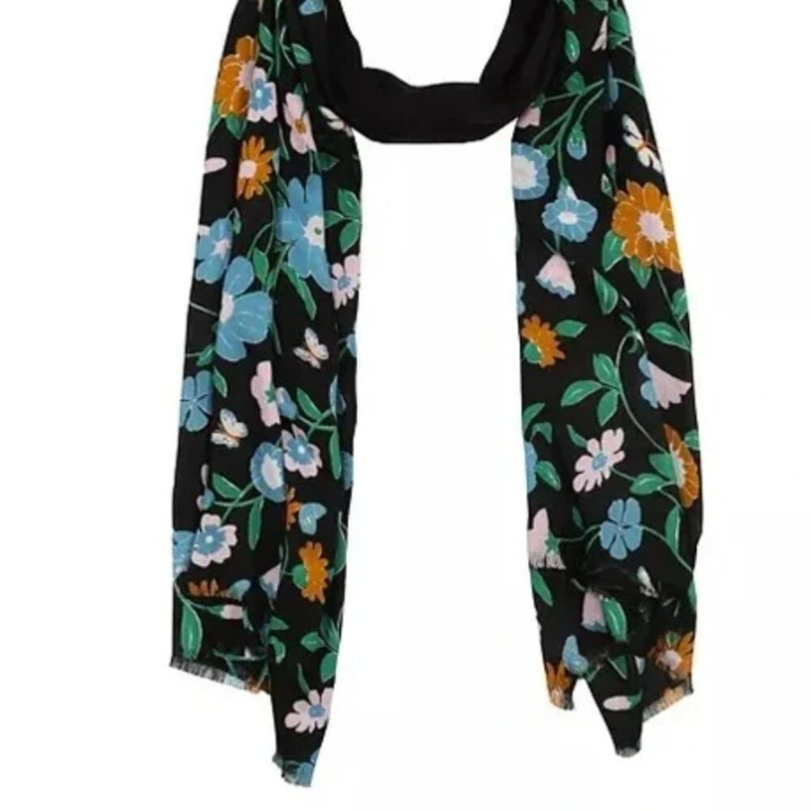 Kate Spade kate spade new york floral garden oblong scarf Size ONE SIZE - 6 Thumbnail