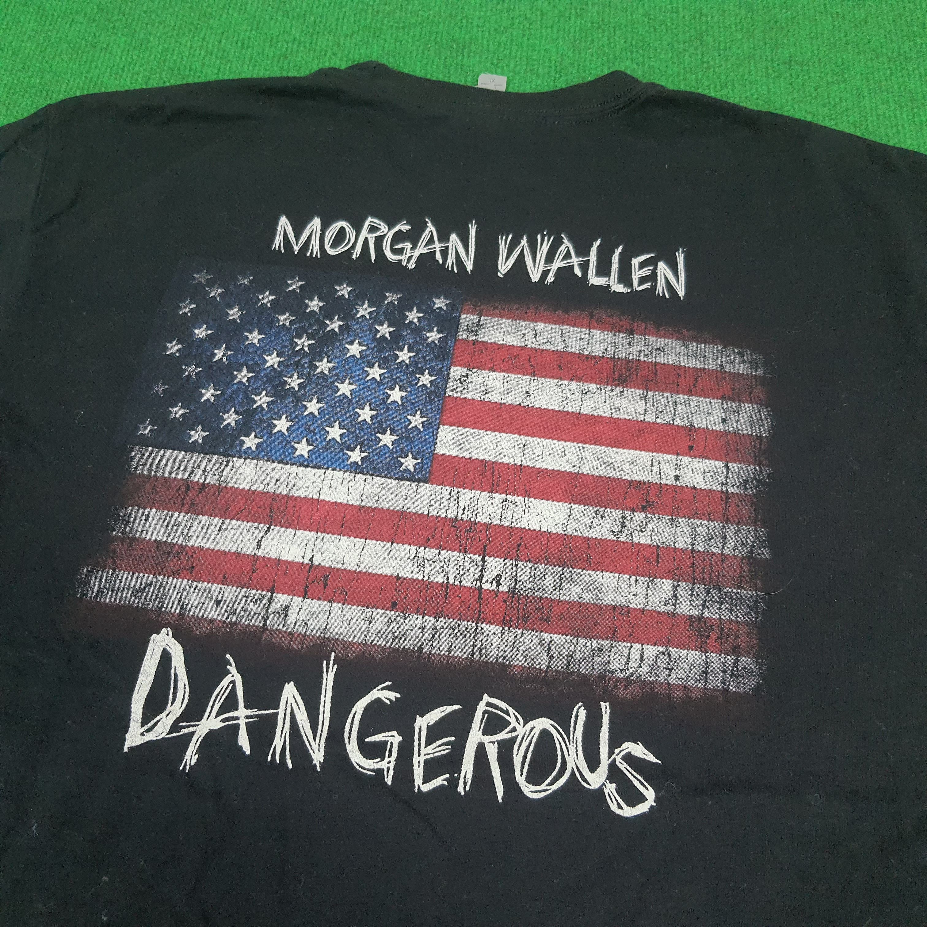 Vintage Morgan Wallen Dangerous American Guitarist T-shirt