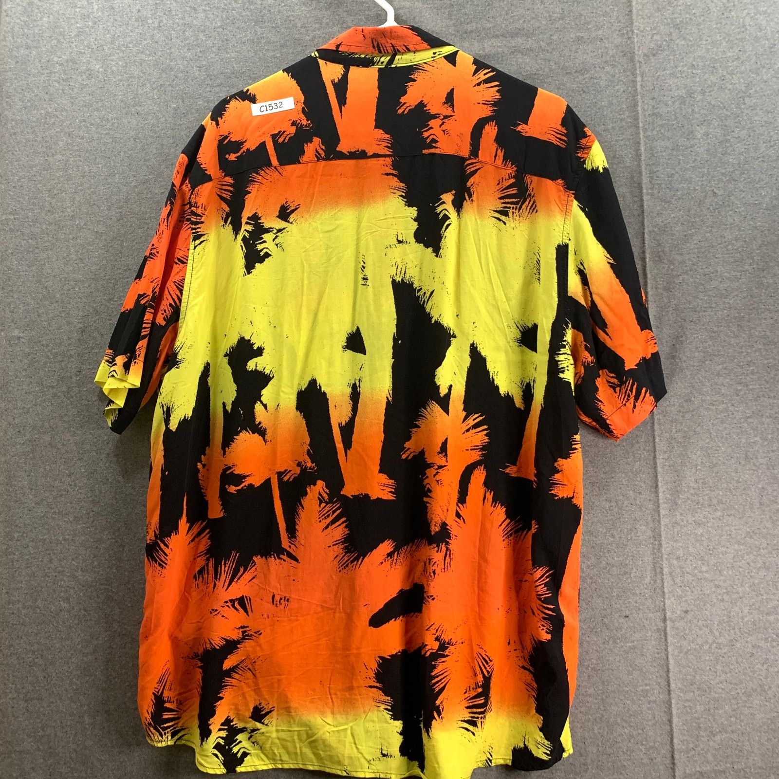 WeSC WeSC Button Up Orange Summer Shirt Adult Extra Large Size US XL / EU 56 / 4 - 2 Thumbnail