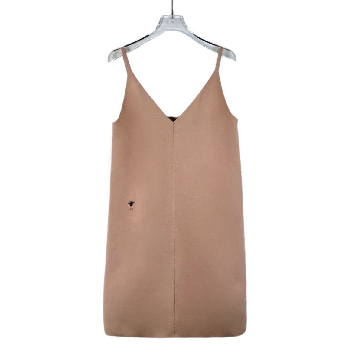 Dior Dior Bee Embroidery Wool V-neck Sleeveless Slip Dress K26WX Size XS / US 0-2 / IT 36-38 - 1 Thumbnail