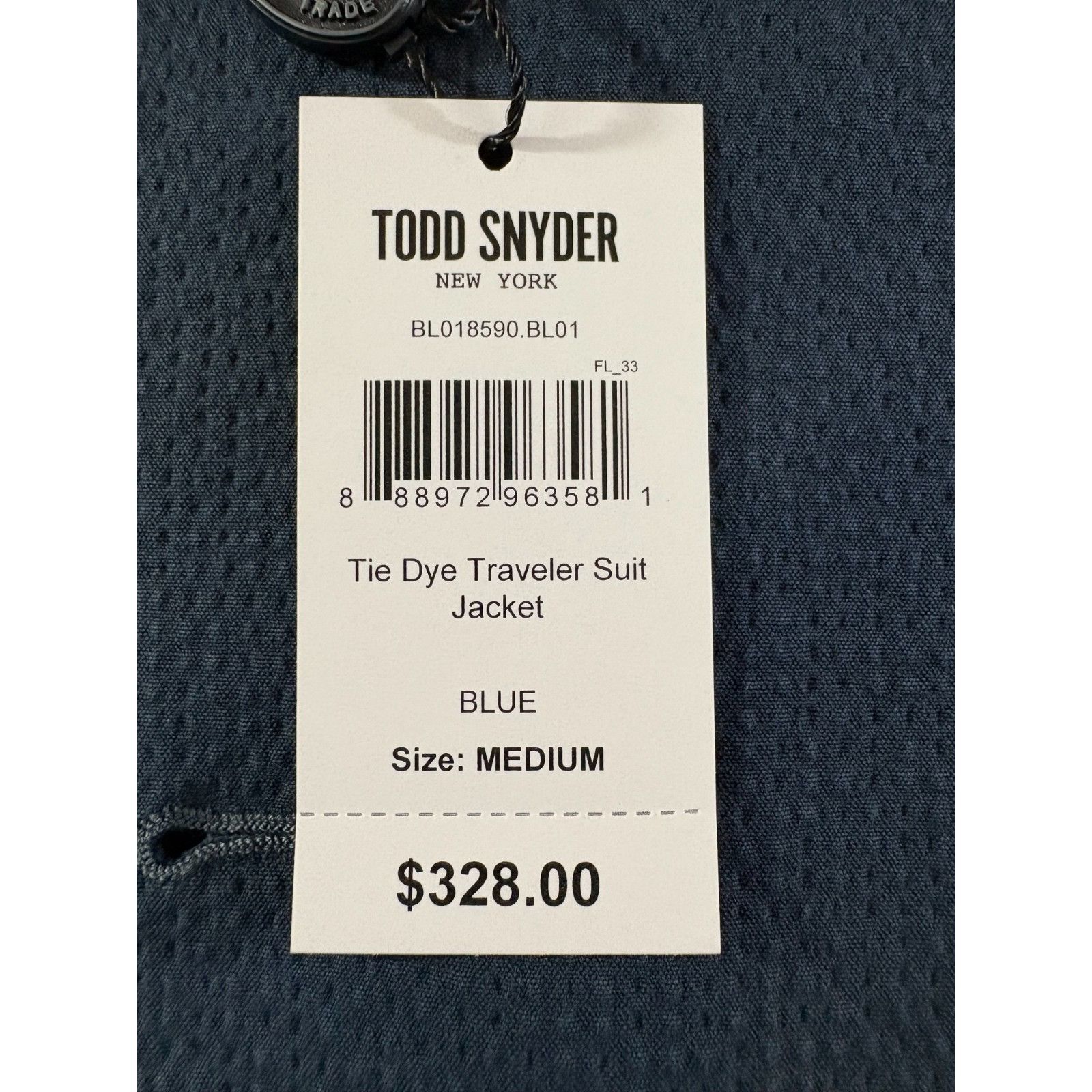 Todd Snyder Todd Snyder Subalpino Tie Dye Traveler suit Jacket blazer sz Size 40R - 9 Thumbnail