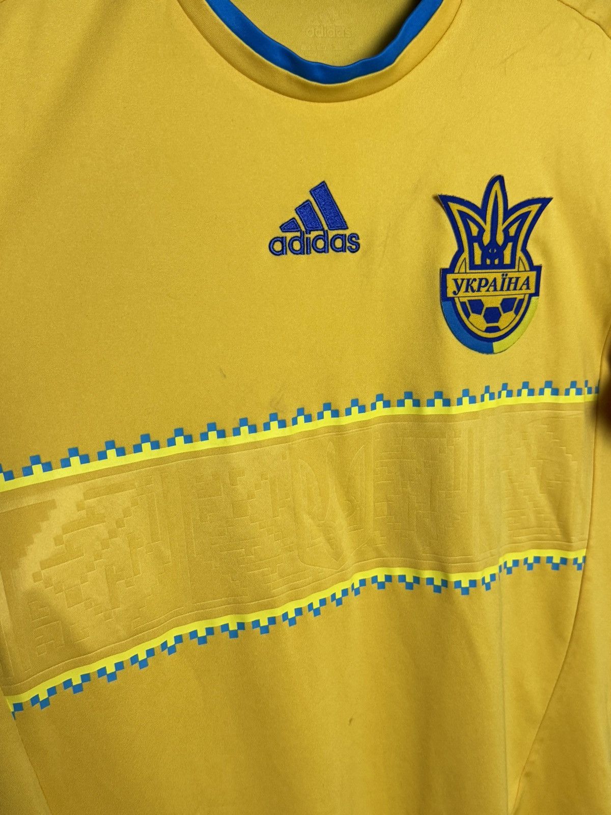 Adidas Ukraine National Team 12/14 Home Football Hersey T-Shirt Size US M / EU 48-50 / 2 - 3 Thumbnail