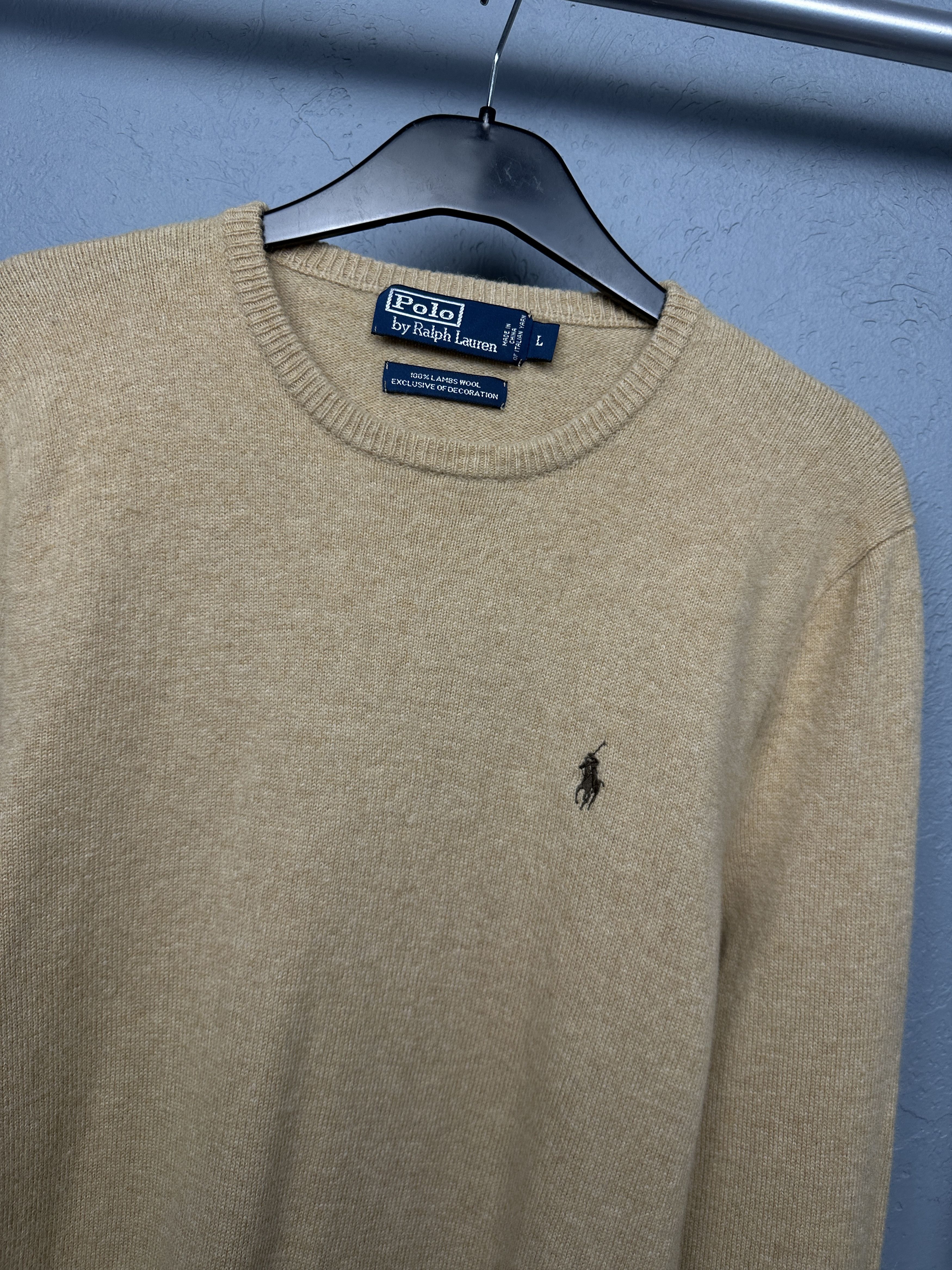 Polo Ralph Lauren Polo Ralph Lauren Vintage Mens Wool Crew Neck Sweater Size US L / EU 52-54 / 3 - 2 Thumbnail