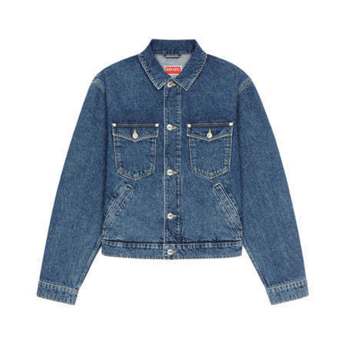 Kenzo Kenzo Boke Flower Denim Trucker Jacket Size US S / EU 44-46 / 1 - 2 Thumbnail