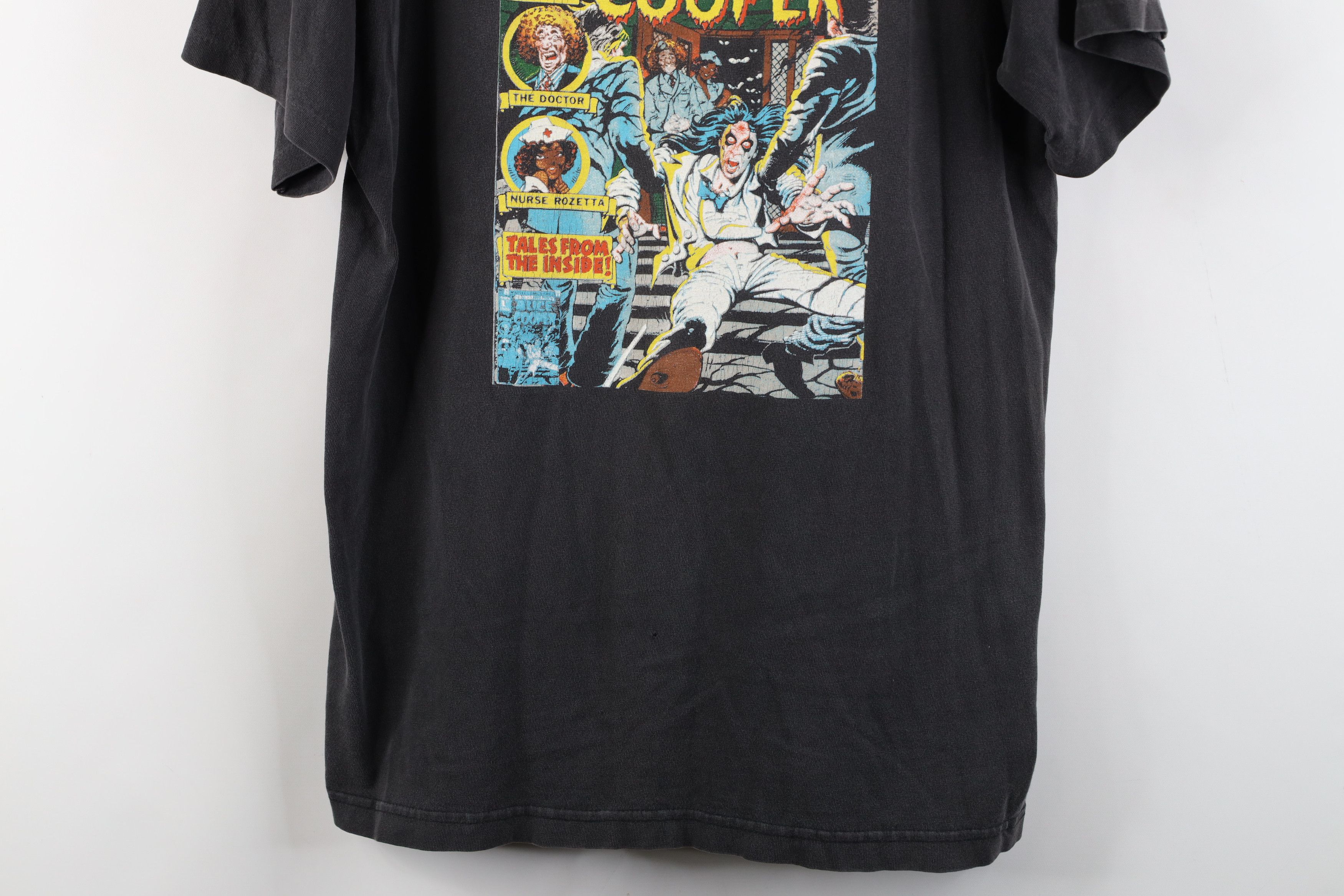 Vintage Vintage 90s Marvel Comics Cooper Band Tour T-Shirt Black Size US L / EU 52-54 / 3 - 3 Thumbnail