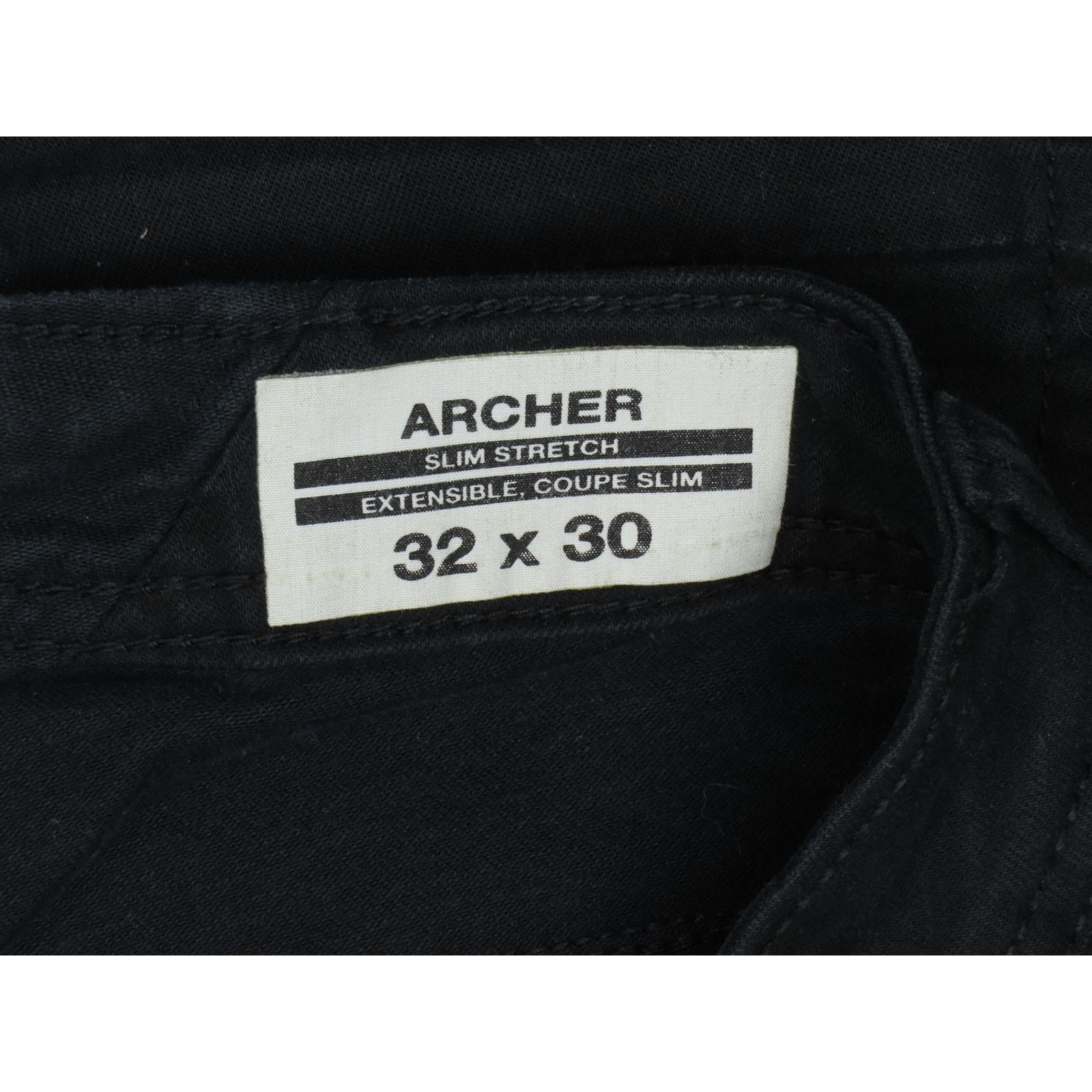 Other Buffalo Bitton Archer Slim Black Jeans 32X29 Size US 32 / EU 48 - 3 Thumbnail