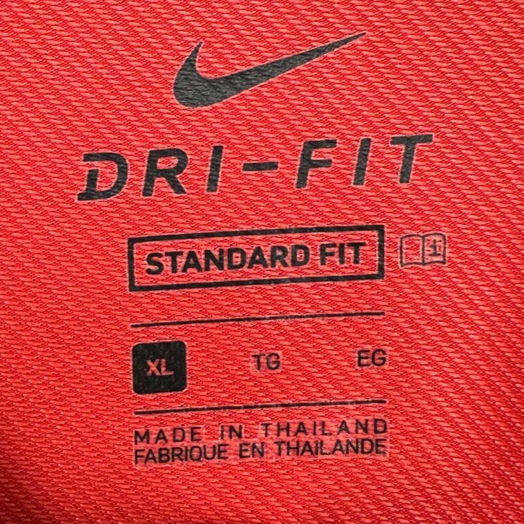 Nike Nike Dri-Fit Golf Polo Shirt Mens XL Red Metal Tab Standard Fit Pocket Rugby Size US XL / EU 56 / 4 - 4 Thumbnail