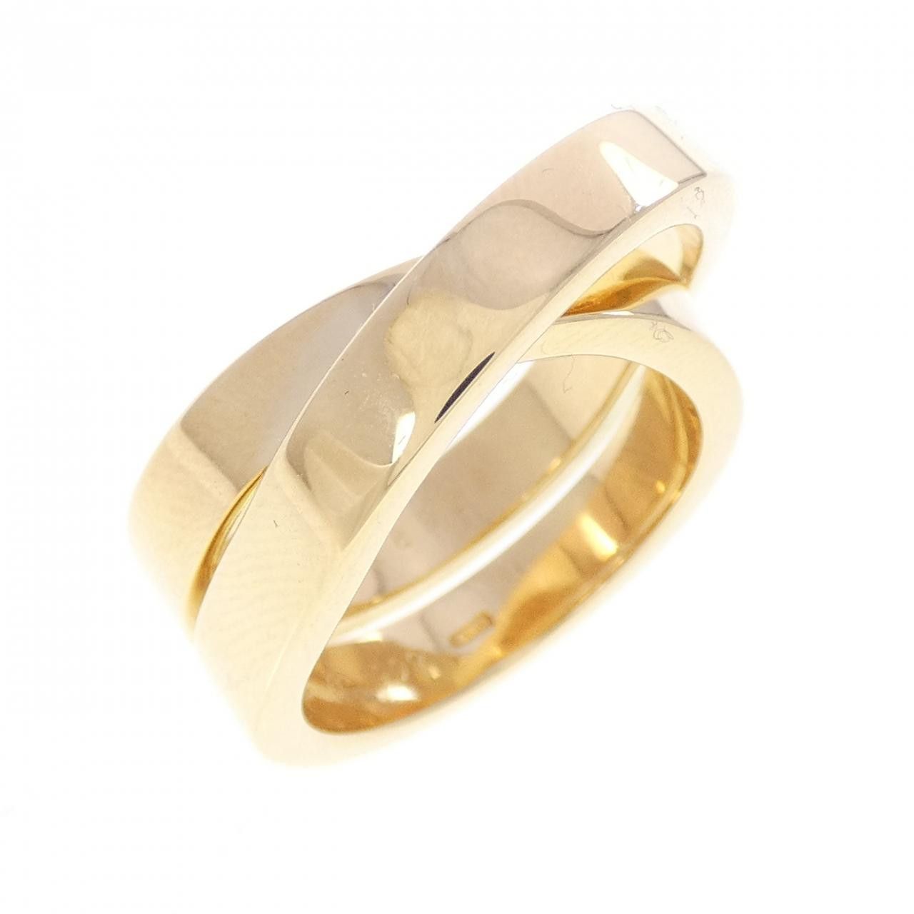 Cartier Cartier Cartier Paris 750 Yellow Gold Ring Size 12 Precious Metal Ring DUTY FREE for USA Size ONE SIZE - 1 Thumbnail