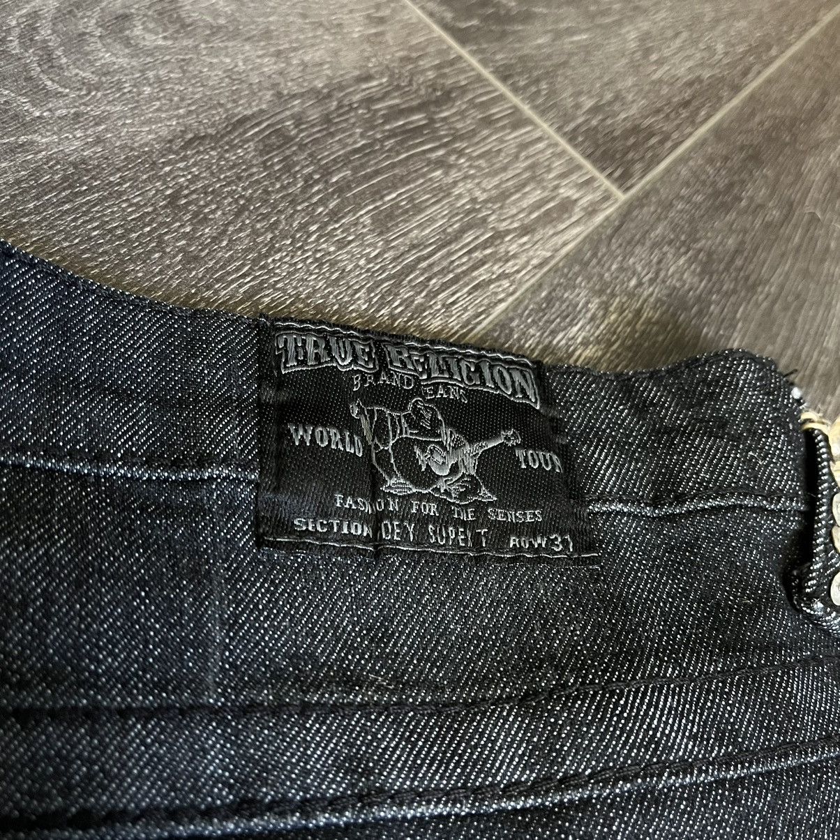 True Religion NEW Vintage 2000s True Religion Joey Super T Denim Jeans 31 Size 31" - 6 Thumbnail