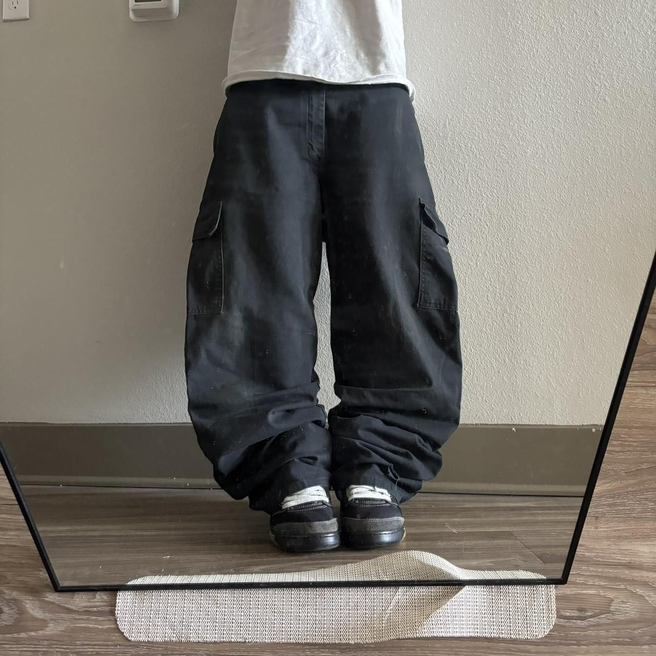 Dickies Crazy Vintage Y2K/2000s Baggy Black Dickies Streetwear Skater Cargo Pants! 36x30 Size US 36 / EU 52 - 1 Thumbnail