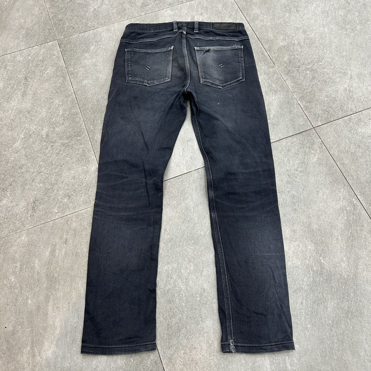Neil Barrett Vintage Neil Barrett BlackWash Denim Faded Size US 31 - 21 Thumbnail