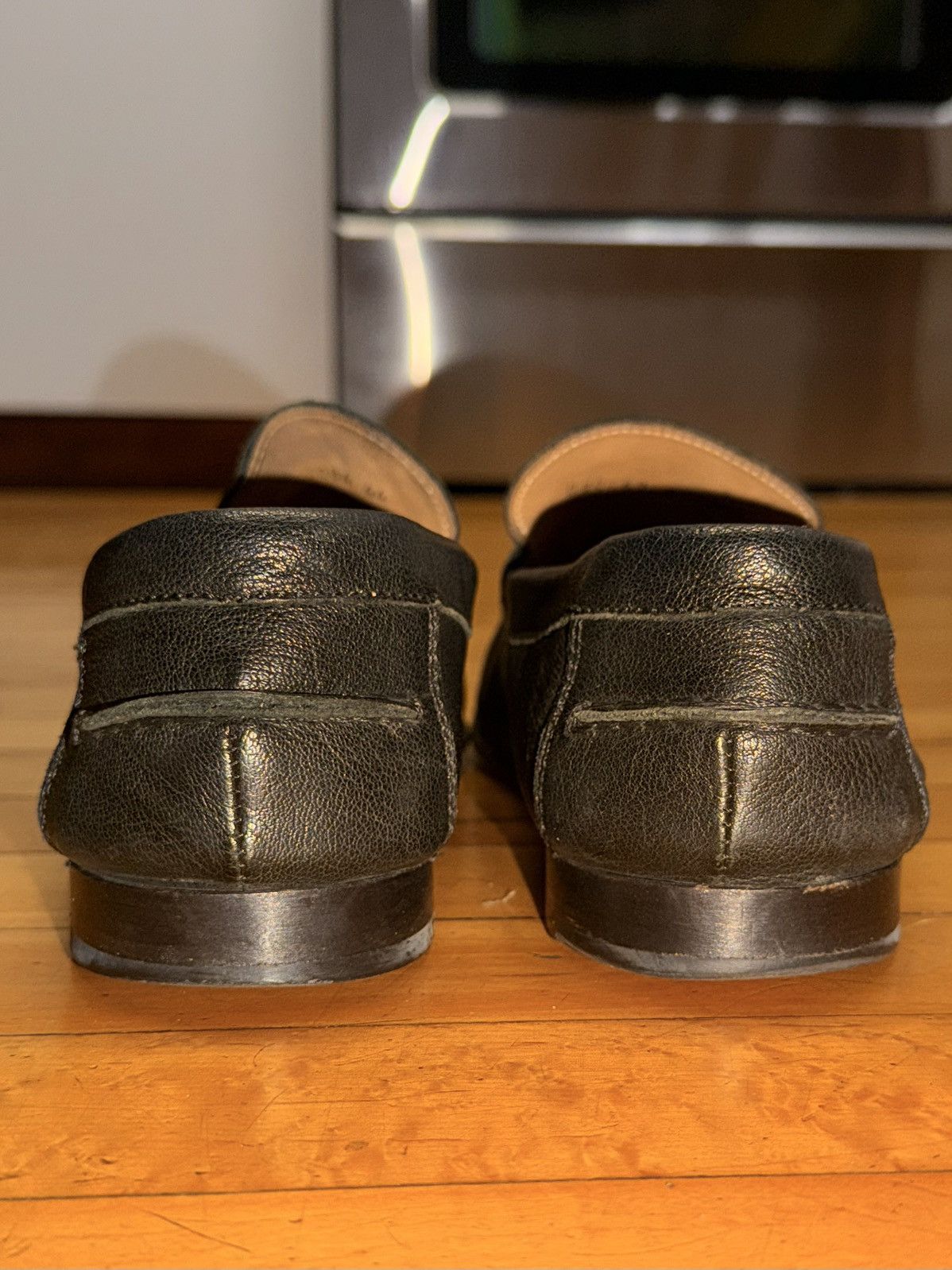 Dolce & Gabbana Dolce & Gabbana Black Leather Loafers Size US 11 / EU 44 - 5 Thumbnail