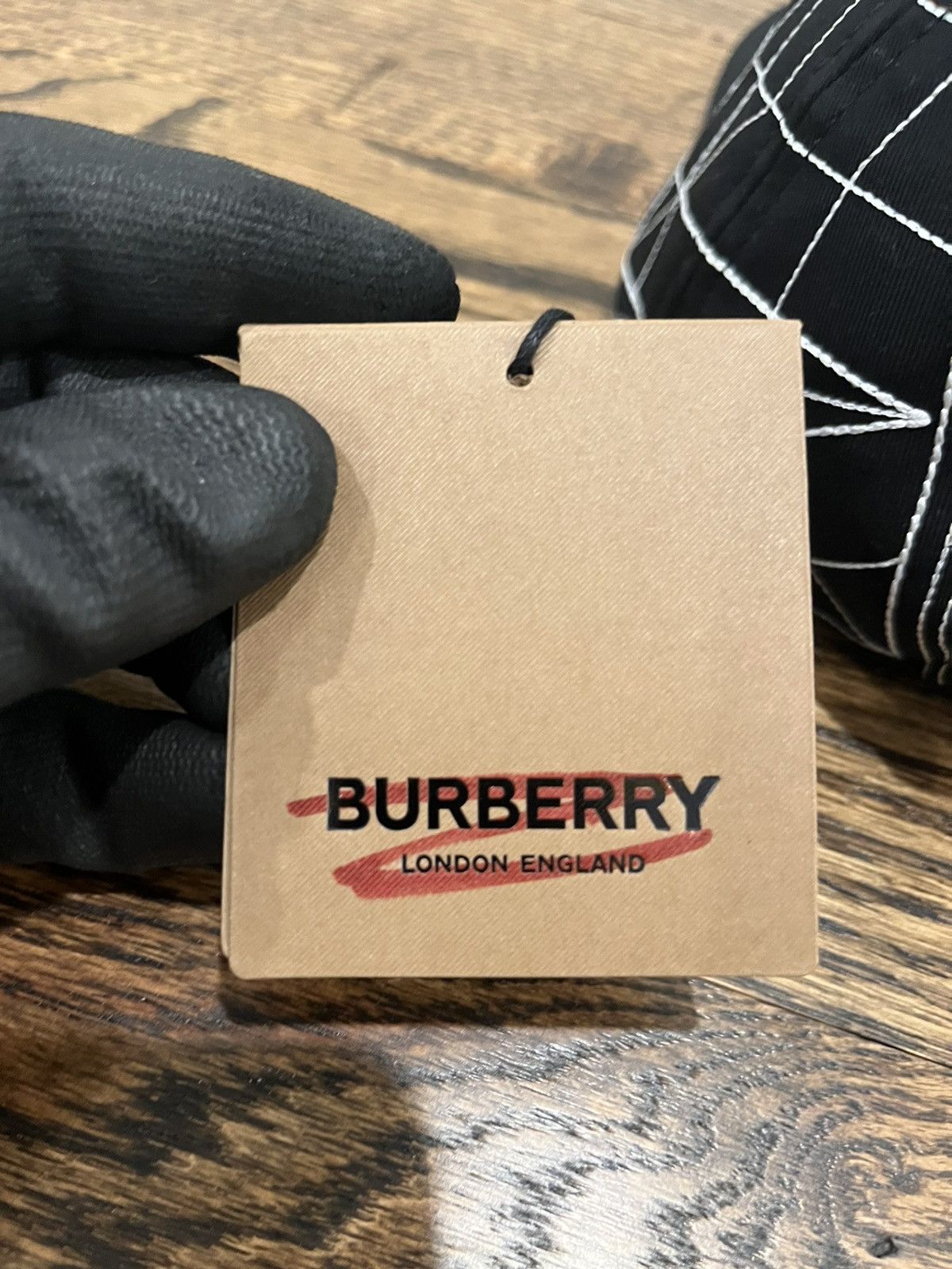 Burberry Burberry Embroidered Star Cotton Gabardine Baseball Cap Size ONE SIZE - 14 Thumbnail