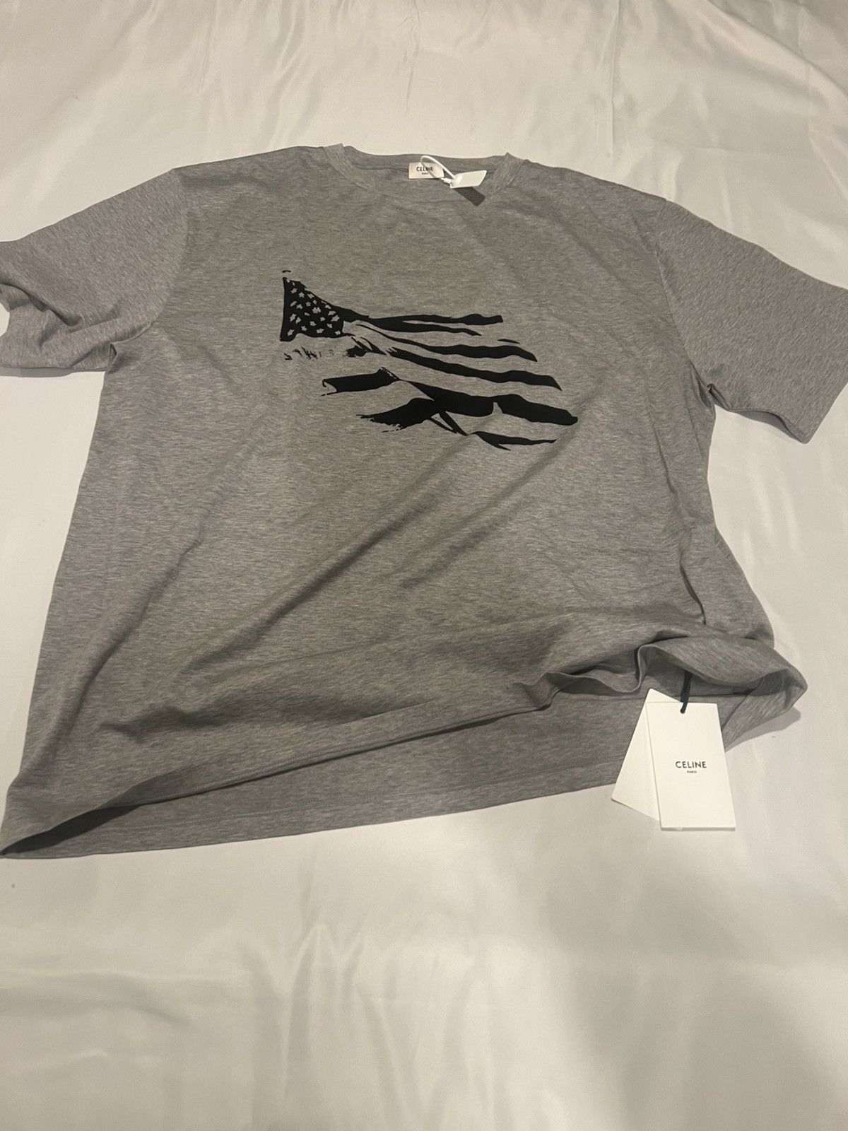 Celine Celine mens oversized flag t shirt. M. $790 Size US L / EU 52-54 / 3 - 2 Thumbnail