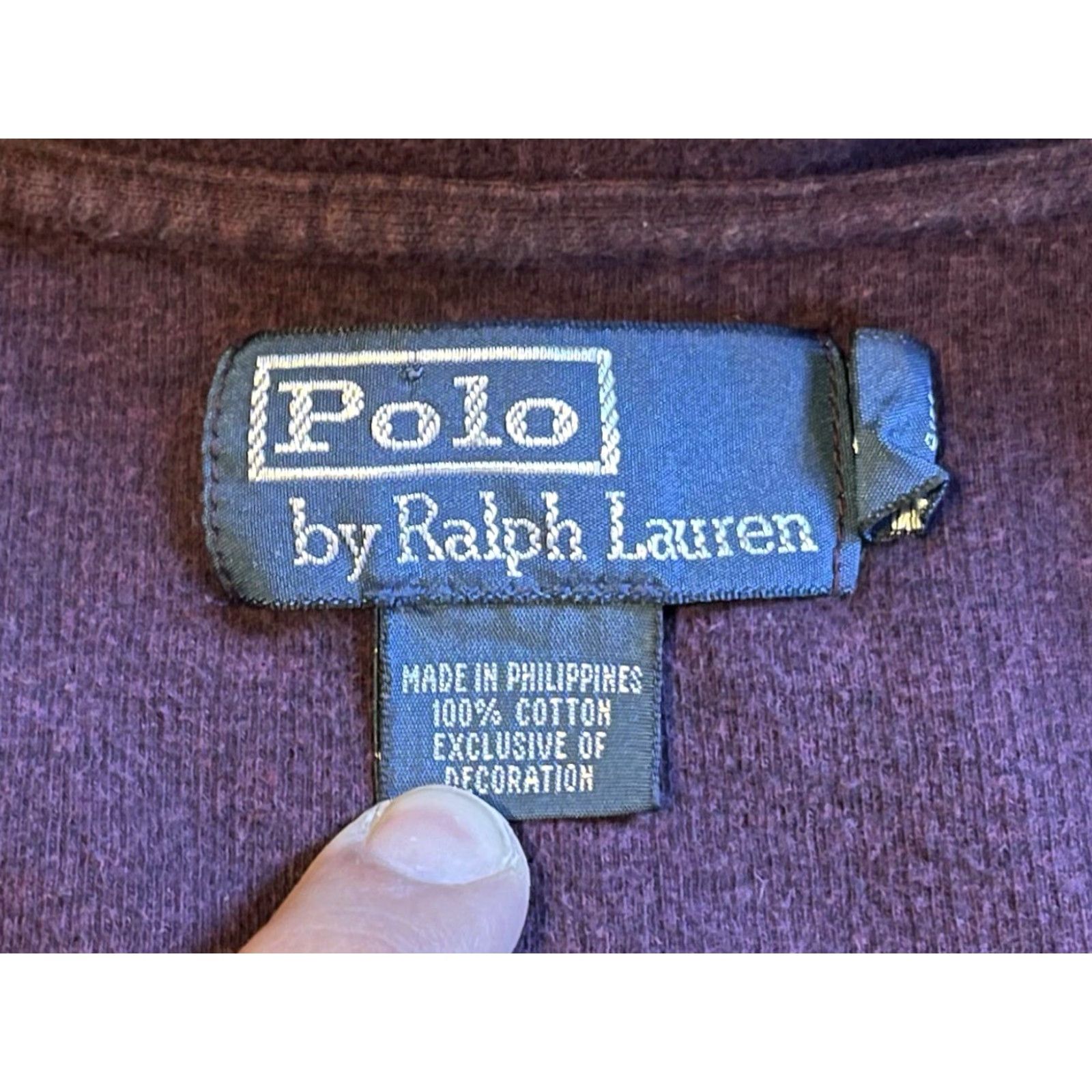 Polo Ralph Lauren VINTAGE Polo Ralph Lauren 1/4 Zip Sweater Shirt Men L Maroon Green Pony Size US L / EU 52-54 / 3 - 4 Thumbnail