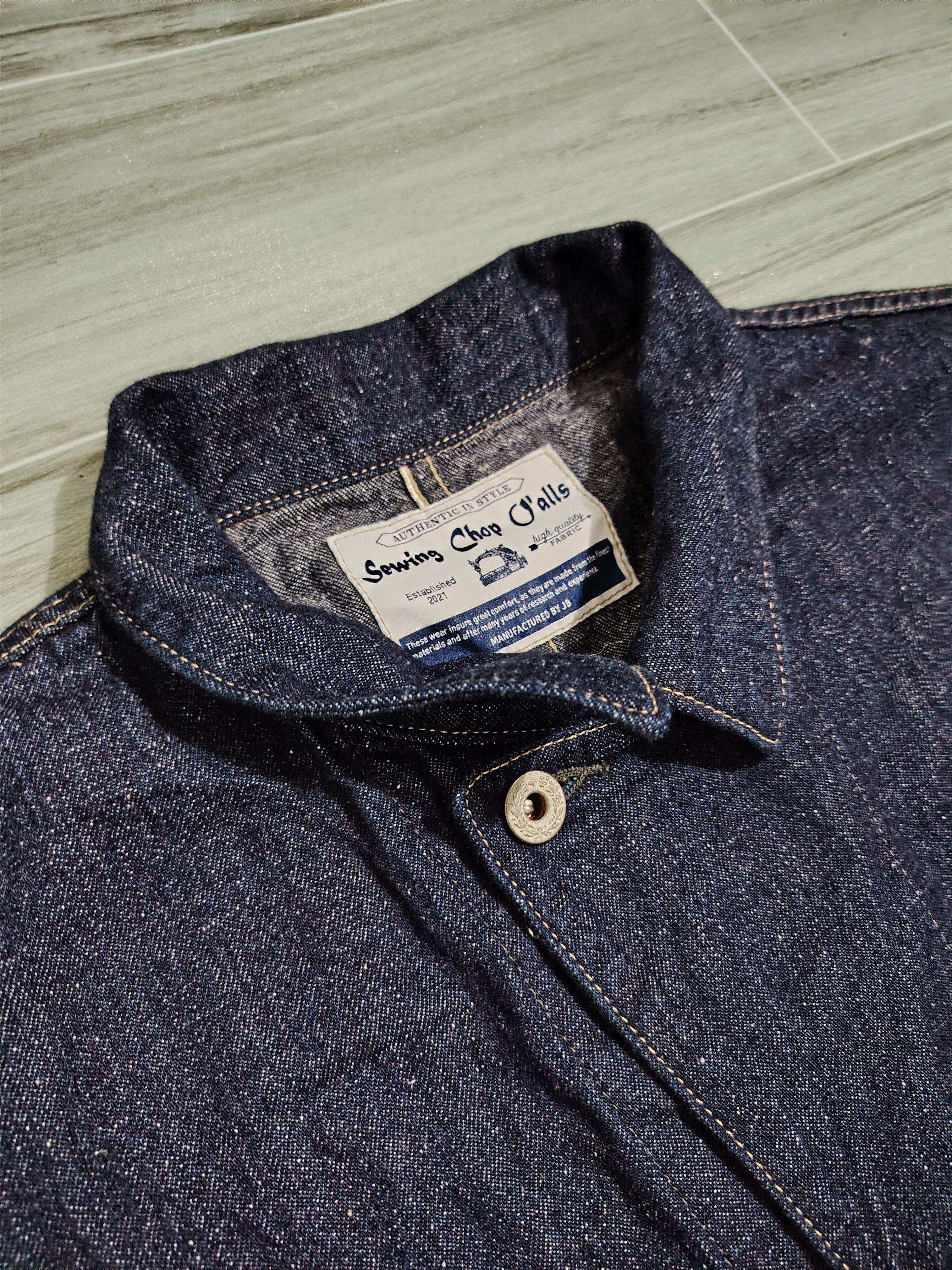 JOHN BULL - Sewing Chop O'alls WWII Denim Coverall Jacket