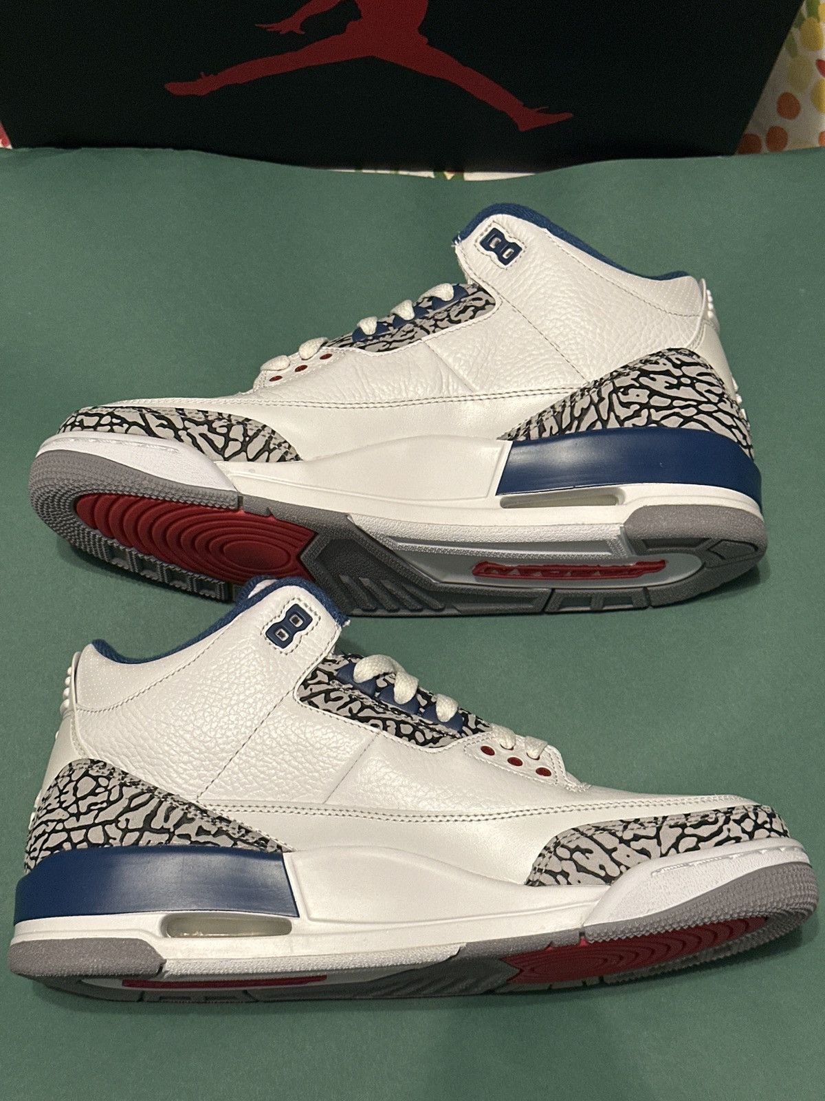Jordan Brand Air Jordan 3 Retro ‘True Blue’ 2011 Size US 10 / EU 43 - 2 Thumbnail