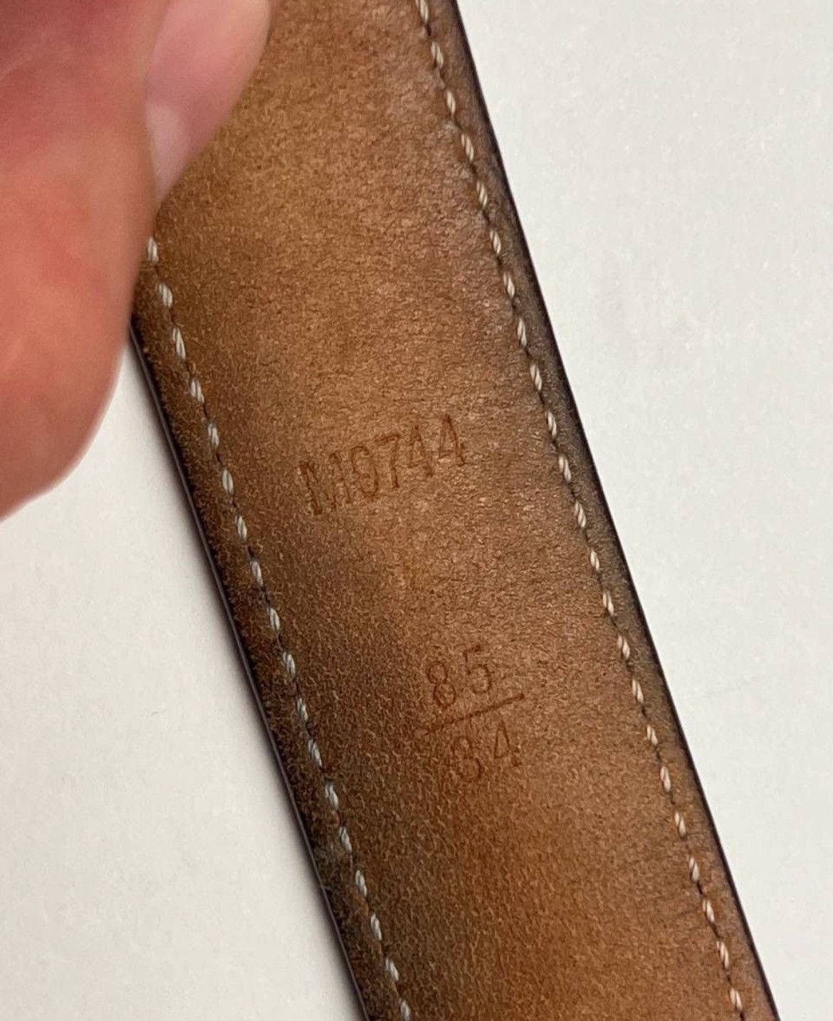 Louis Vuitton Louis Vuitton Damier Ebene Mini 25 MM Belt Size ONE SIZE - 25 Thumbnail