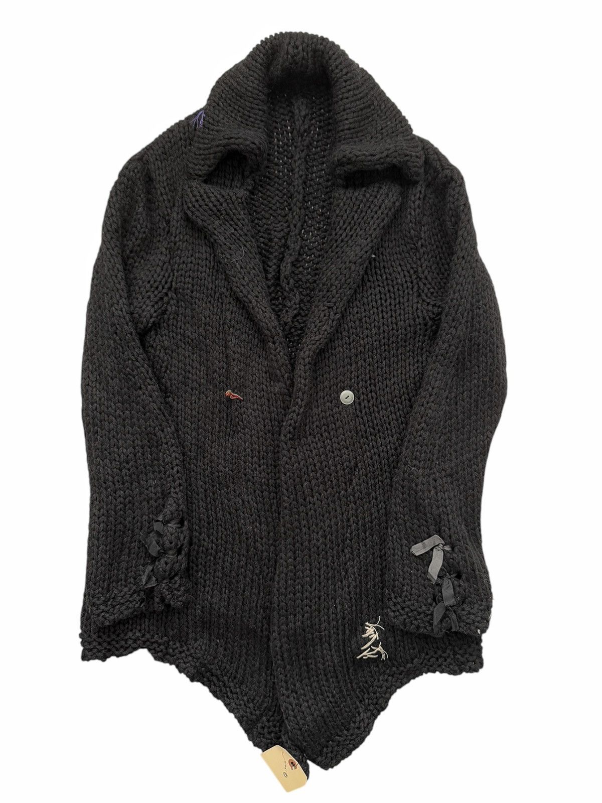Greg Lauren 2012 OG “The Chunky Loner” Knitter Jacket (Cashmere Alpaca) Size US XS / EU 42 / 0 - 1 Thumbnail