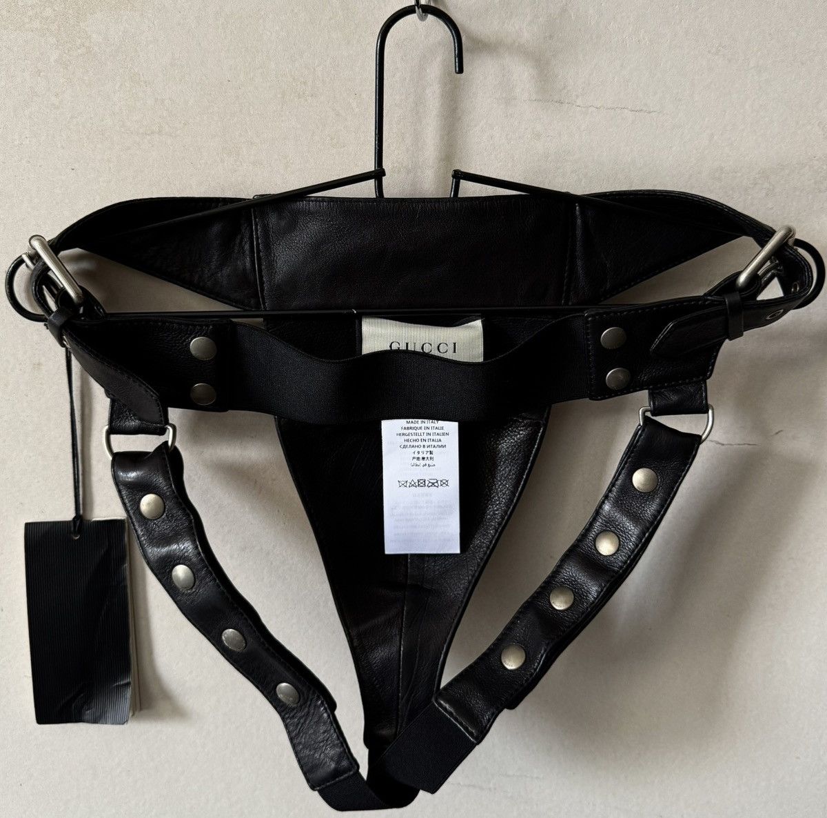 Gucci Gucci - Alessandro Michele - SS19 - Calf skin - Jockstrap Size ONE SIZE - 5 Thumbnail