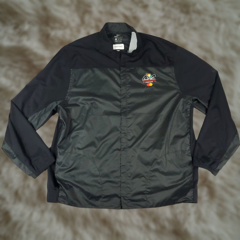 Nike Nike Jacket Mens 2XL Black Windbreaker Full Zip 1/4 Zip Reflective Nike Dri-FIT Windbreaker Jacket Mens 2XL Black Size US XXL / EU 58 / 5 - 1 Thumbnail