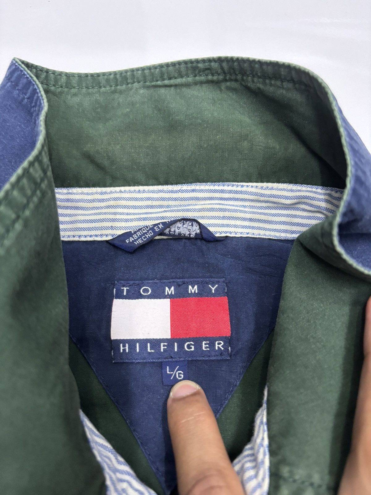 Tommy Hilfiger 🔥VINTAGE TOMMY HILFIGER ZIPPER JACKET Size US L / EU 52-54 / 3 - 13 Thumbnail