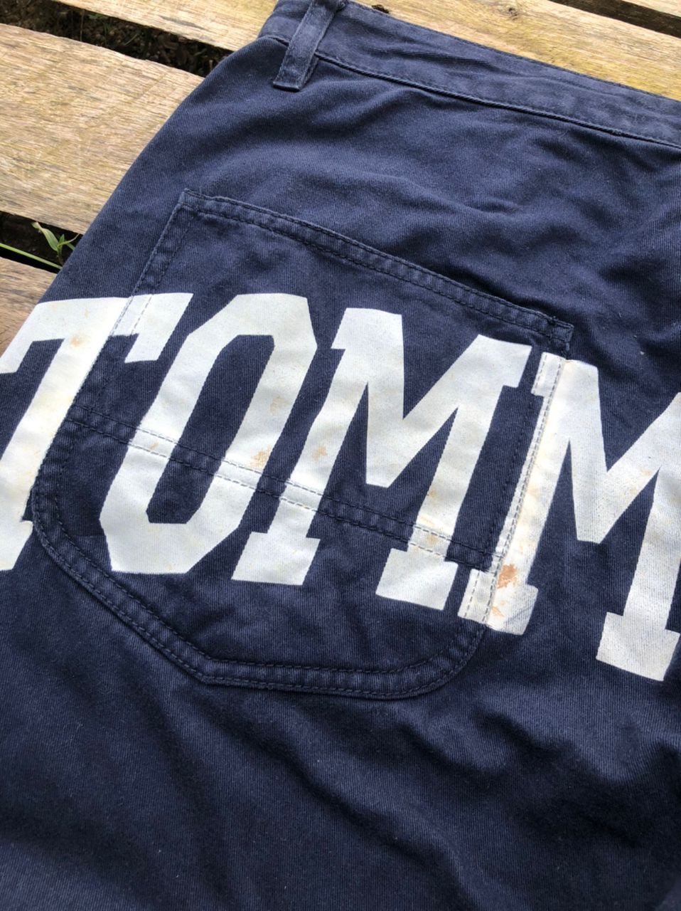 Tommy Hilfiger × Tommy Jeans × Vintage Vintage Tommy Hilfiger Jeans SpellOut Pants Size US 34 / EU 50 - 7 Thumbnail