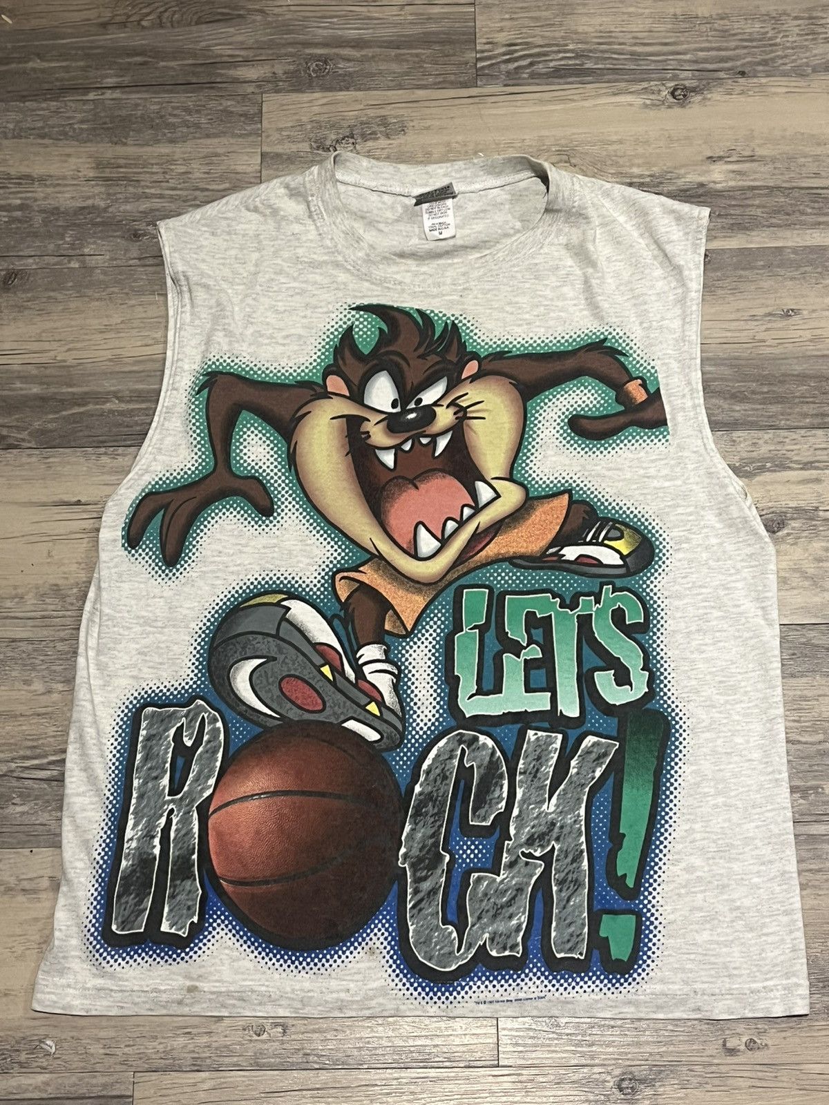 Vintage Vintage Taz Sleeveless Tee Size US S / EU 44-46 / 1 - 2 Thumbnail
