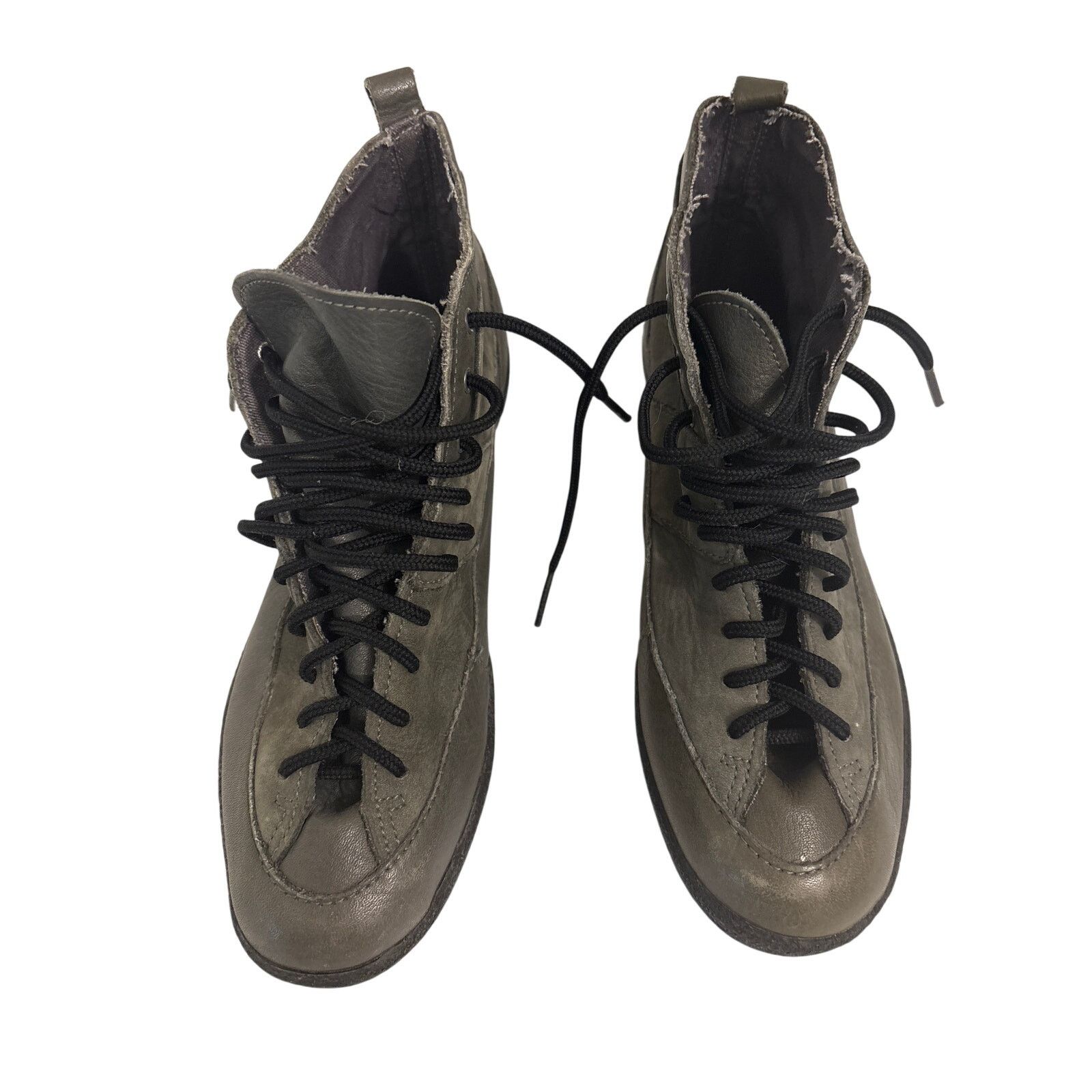 Nike Vintage 80s Nike i.e. Grey Leather Lace Up shoe w7 880406 T2 Size US 7 / IT 37 - 5 Thumbnail
