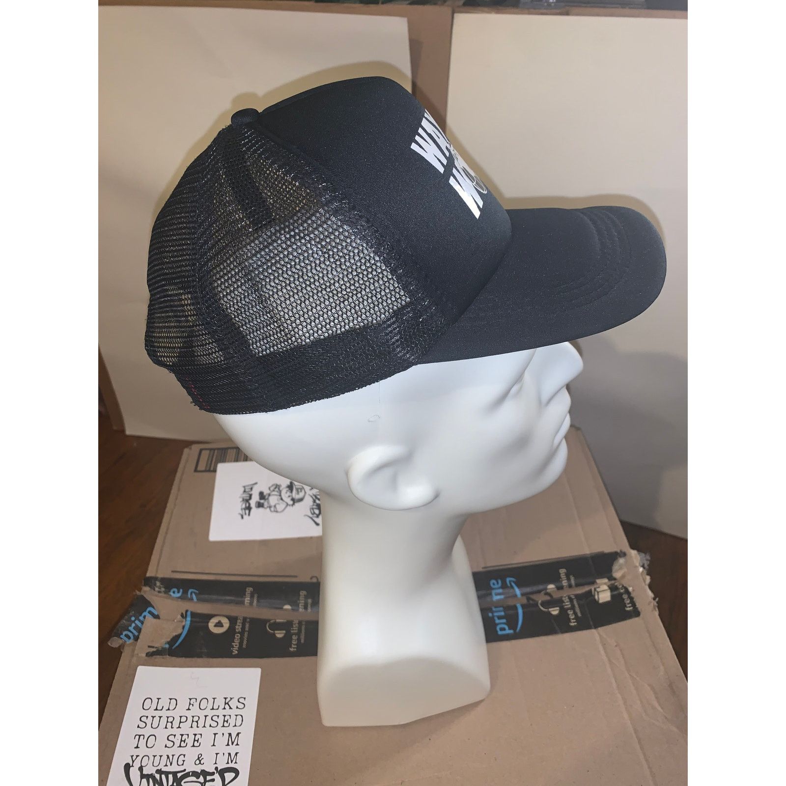 Other Wayne’s World Snapback Trucker Hat Black Movie Party On Size ONE SIZE - 2 Thumbnail