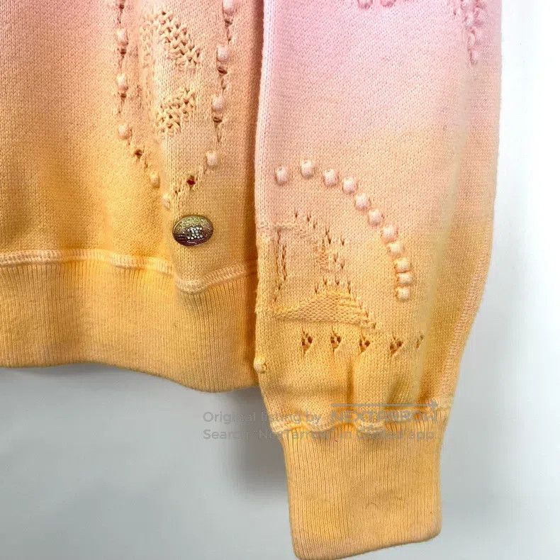 Chanel Chanel 24c pink orange gradient relief sweatshirt Size XXS / US 00 / IT 34 - 5 Thumbnail