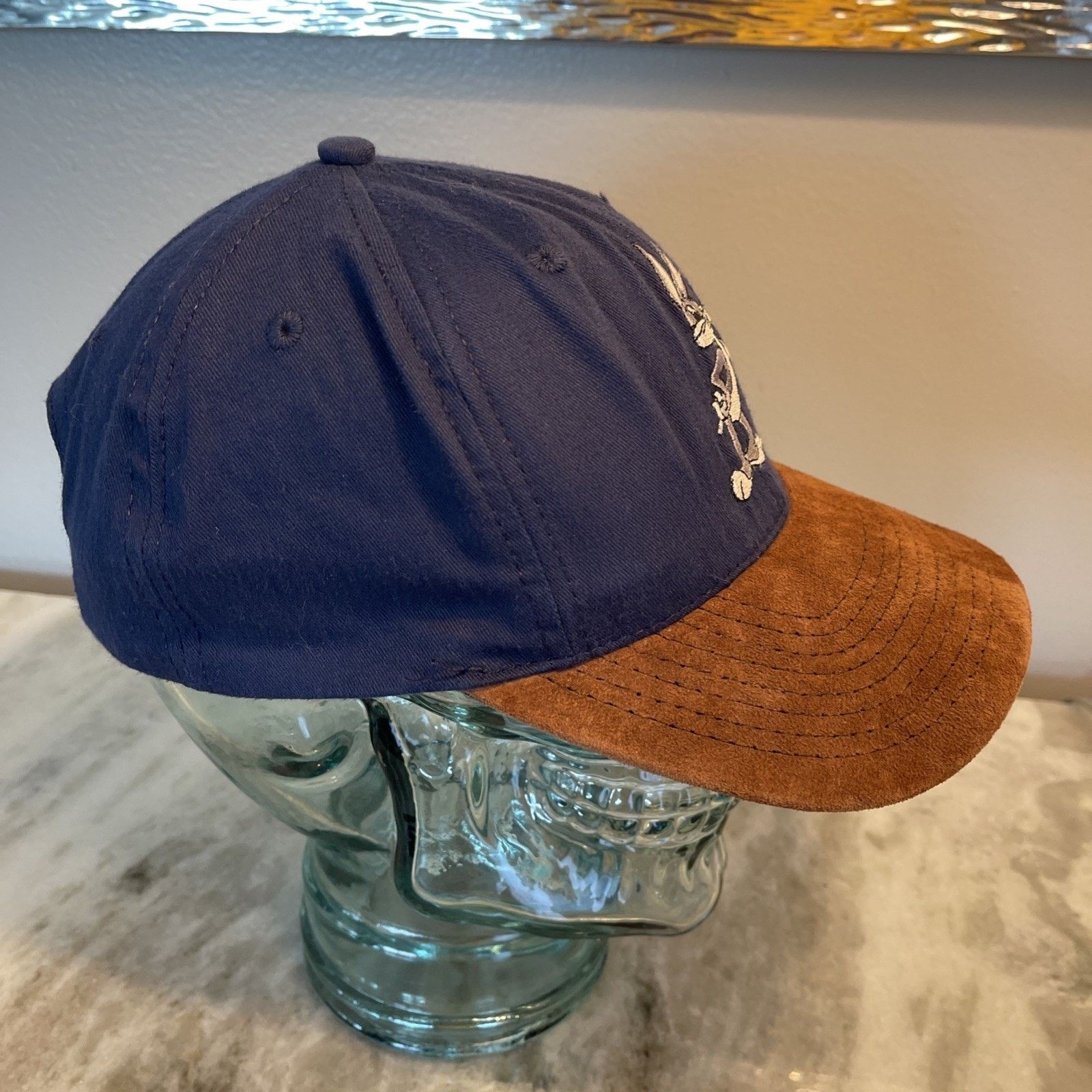 Warner Bros Vintage Bugs Bunny Made USA Snapback Hat Cap 1991. Rare Size ONE SIZE - 4 Thumbnail