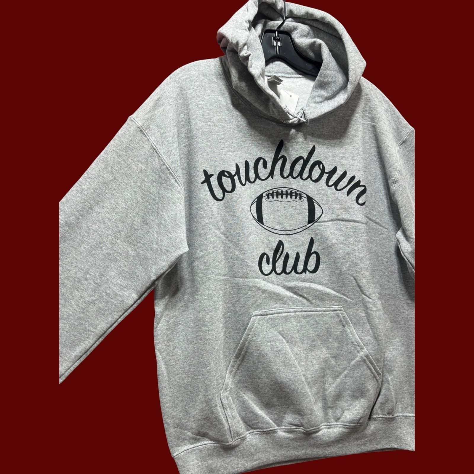 Gildan Gildan - Men's Long Sleeve Hooded Sweatshirt - Grey - Medium Size US M / EU 48-50 / 2 - 13 Thumbnail
