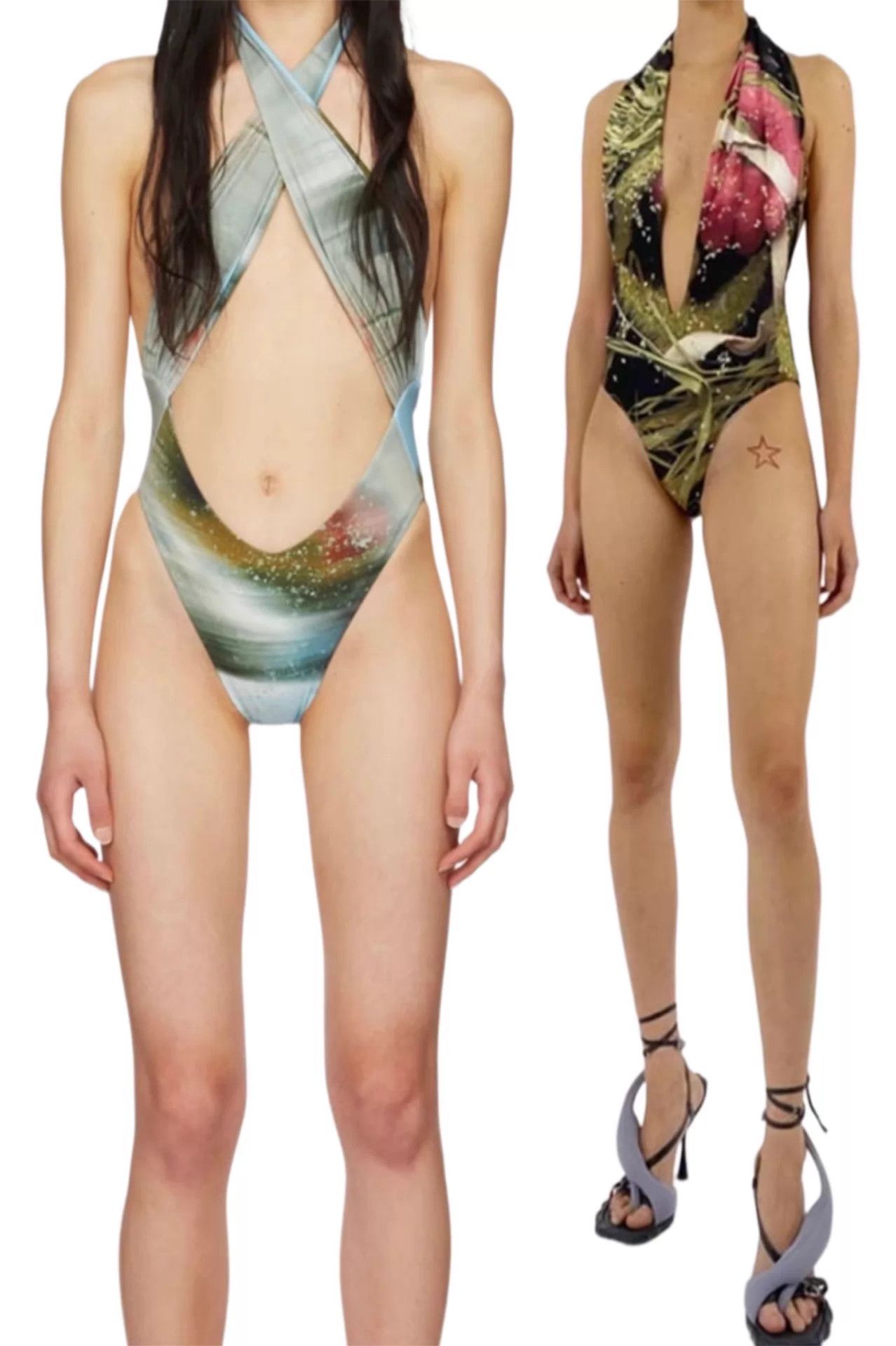 Ottolinger Ottolinger 2022SS Printed Halter Tie Strap Body Top Size XS / US 0-2 / IT 36-38 - 8 Thumbnail