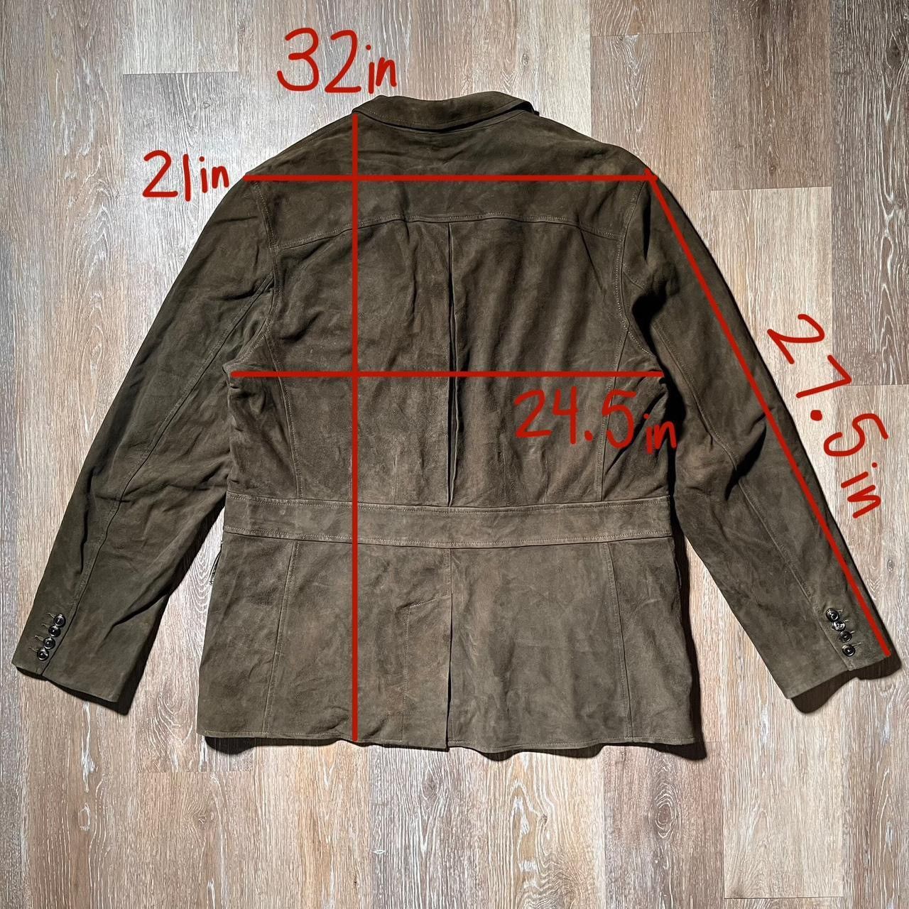 Polo Ralph Lauren polo ralph lauren brown goat suede blazer Size 48R - 2 Thumbnail