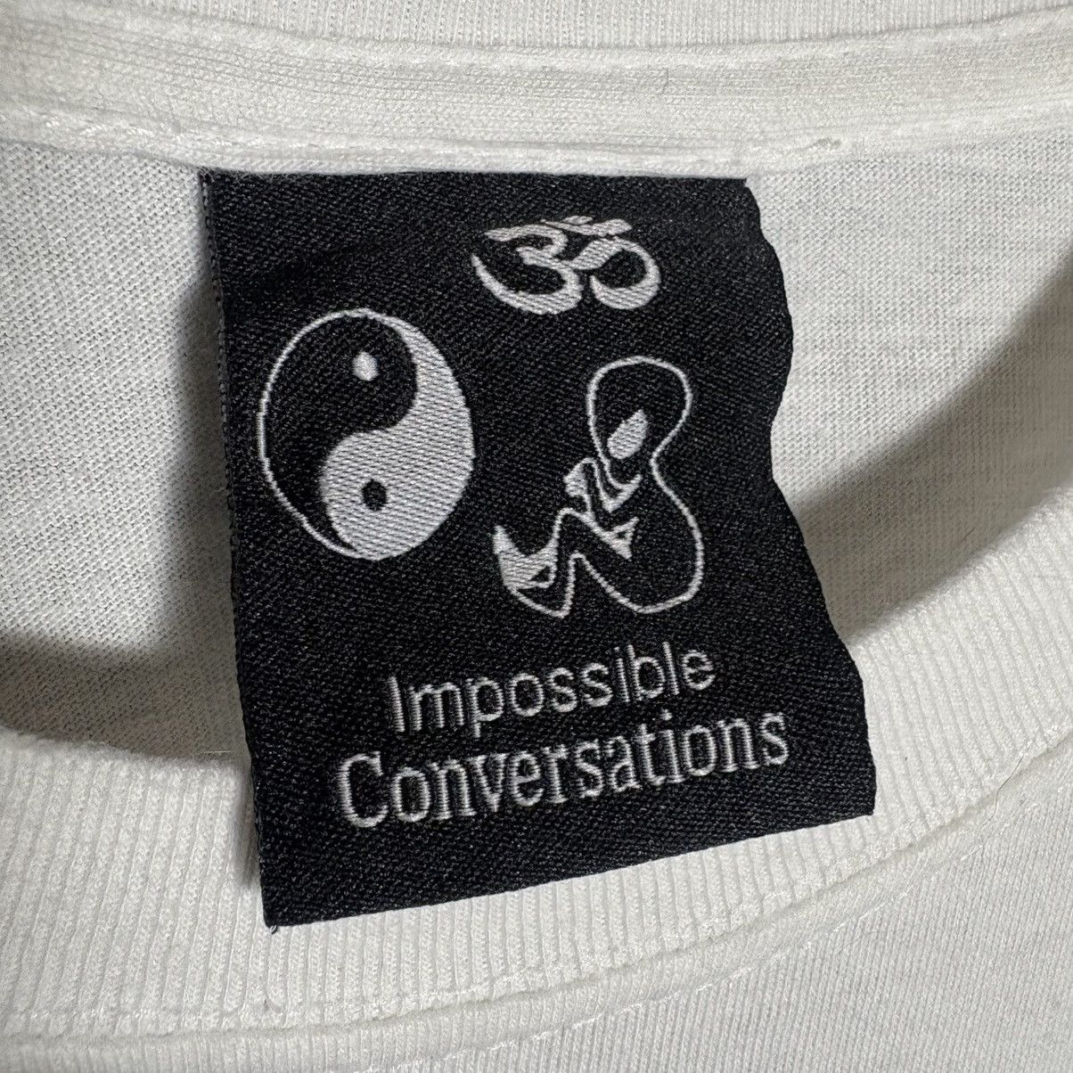 Vintage System Disks Impossible Conversation T Shirt Size US XL / EU 56 / 4 - 3 Thumbnail
