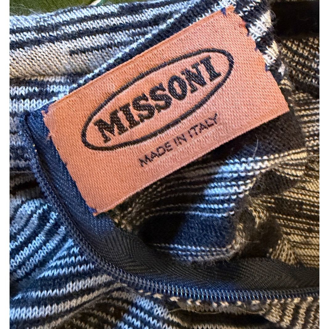 Missoni Missoni Women's Zipped Knitted Charcoal Grey Sweater Size S / US 4 / IT 40 - 3 Thumbnail