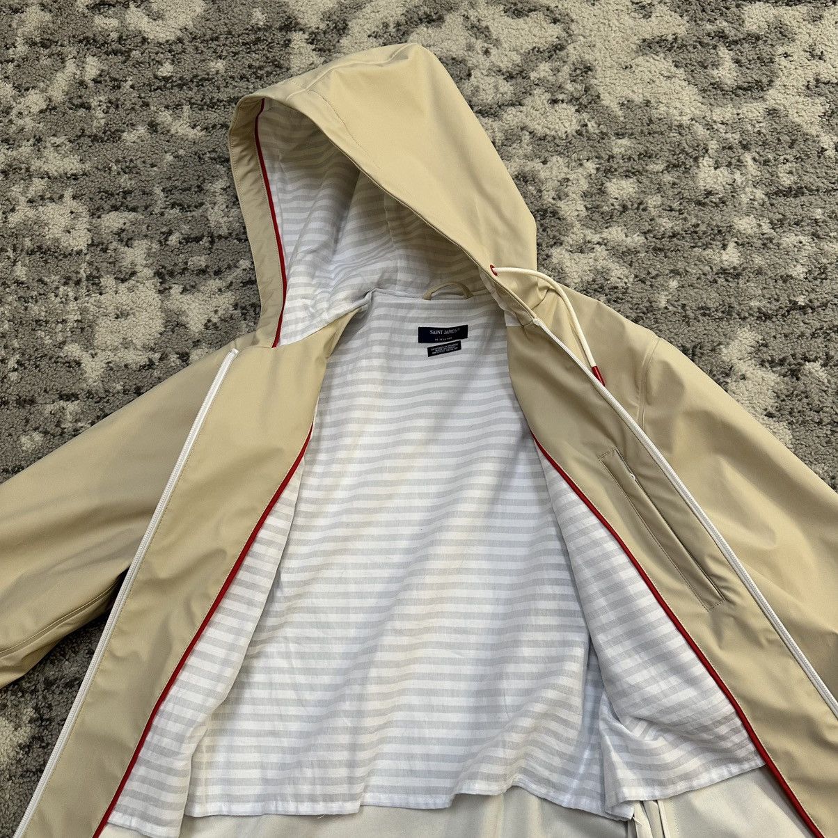 Saint James × Yves Saint Laurent Saint James ST Saint Emma Raincoat Jacket Size M / US 6-8 / IT 42-44 - 8 Thumbnail