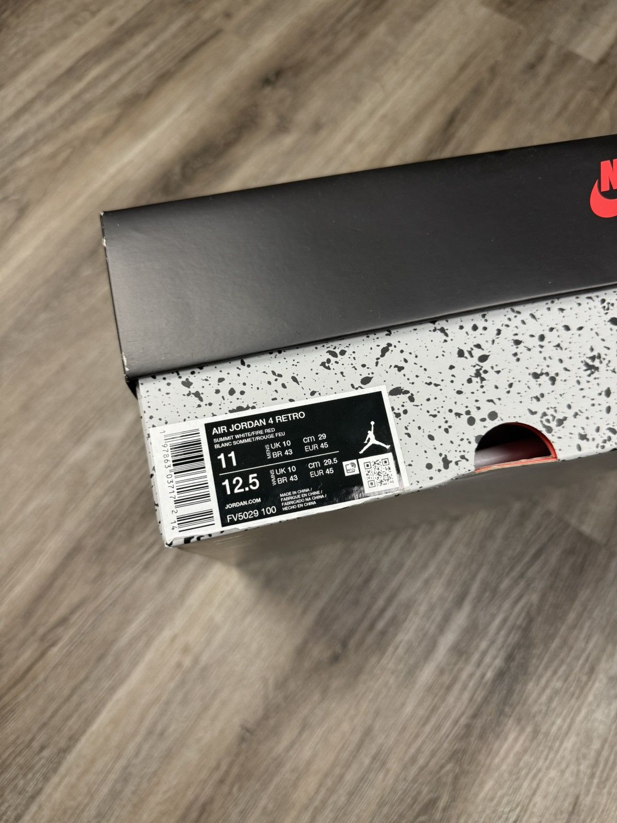 Jordan Brand Jordan 4 Retro White Cement (2025) Size 11 Size US 11 / EU 44 - 8 Thumbnail