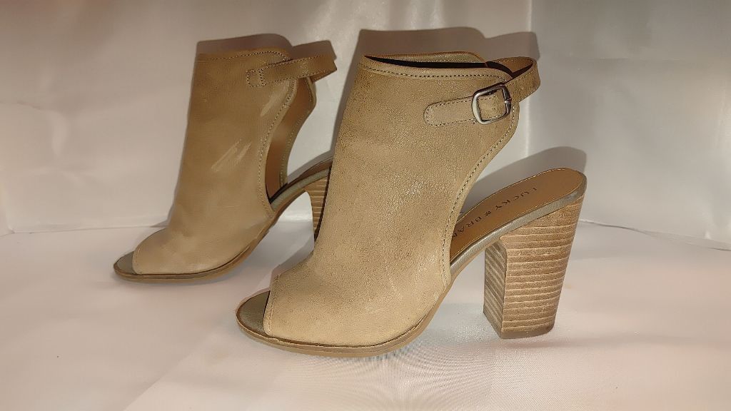 Lucky Brand Lucky Brand Lisza Peep-Toe Shooties Size 6.5 Size US 6.5 / IT 36.5 - 3 Thumbnail
