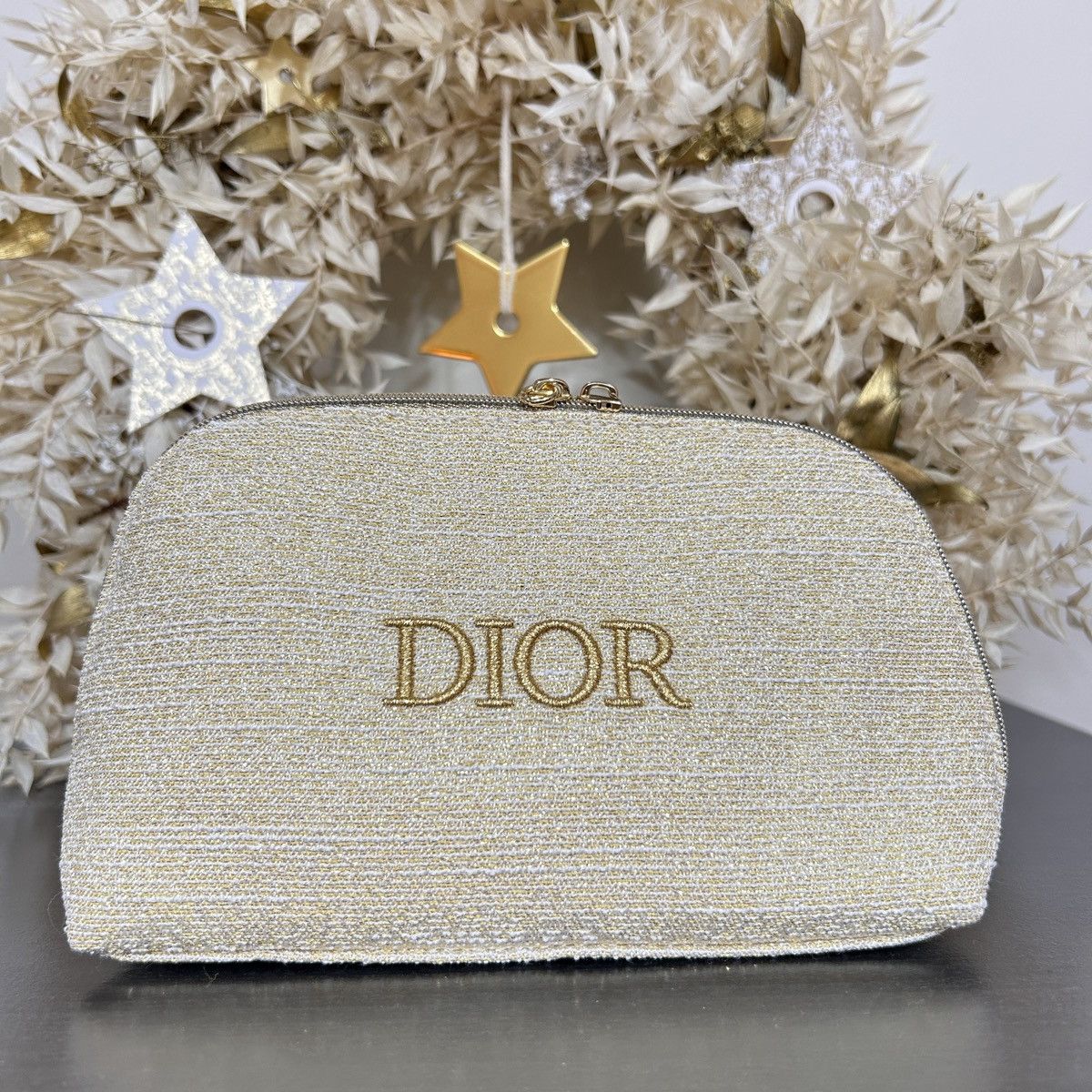 Dior store makeup bag