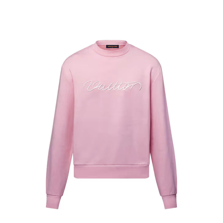 Louis Vuitton Embroidered Cotton Crewneck Size US L / EU 52-54 / 3 - 1 Thumbnail