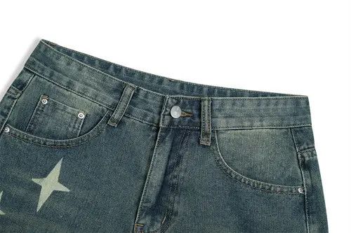 VIBE STARS Blue Denim Shorts Size US 28 / EU 44 - 8 Thumbnail