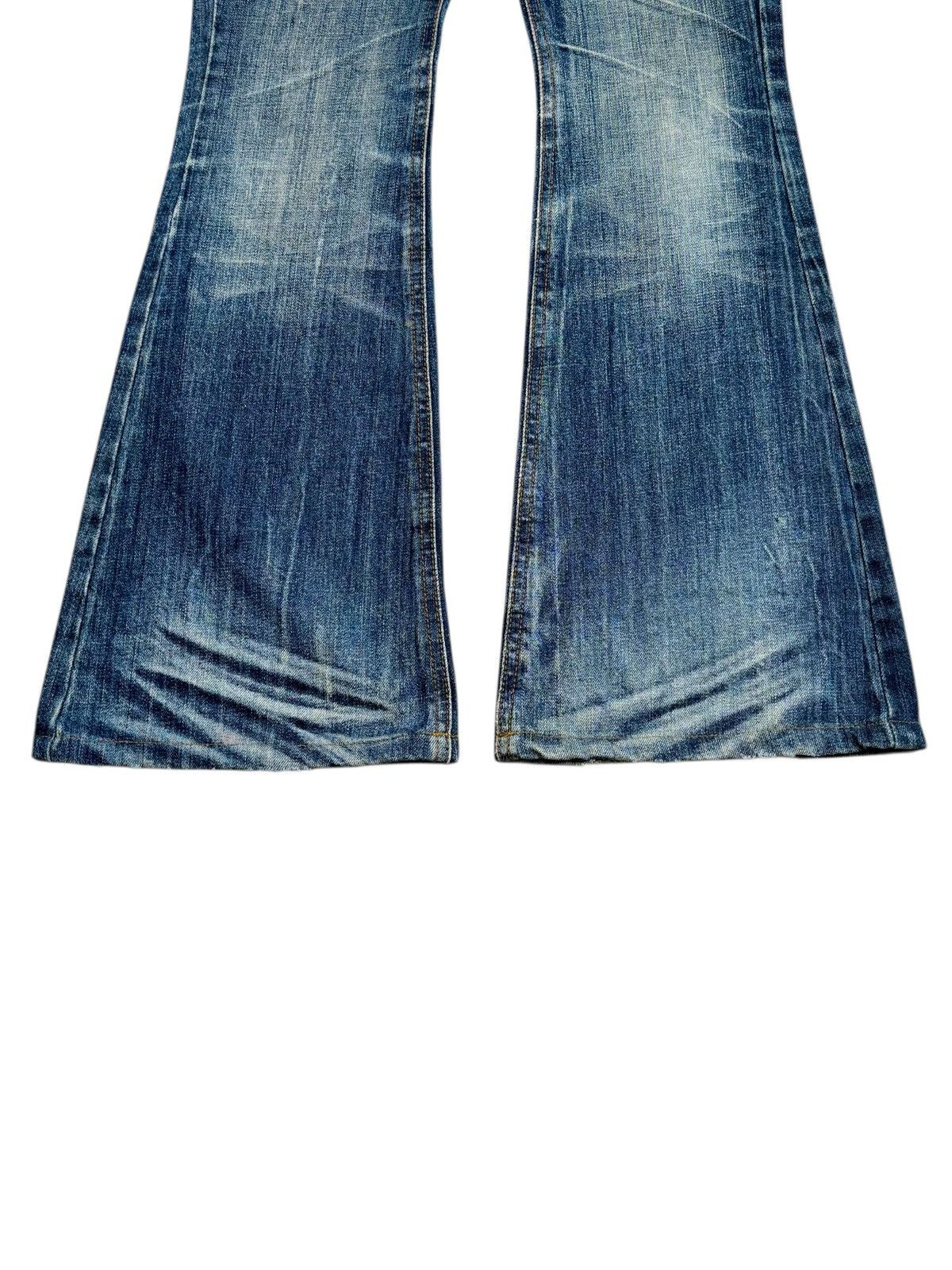 Tornado Mart Archive Tornado Mart - Super Flared Denim Pants Size US 29 - 4 Thumbnail