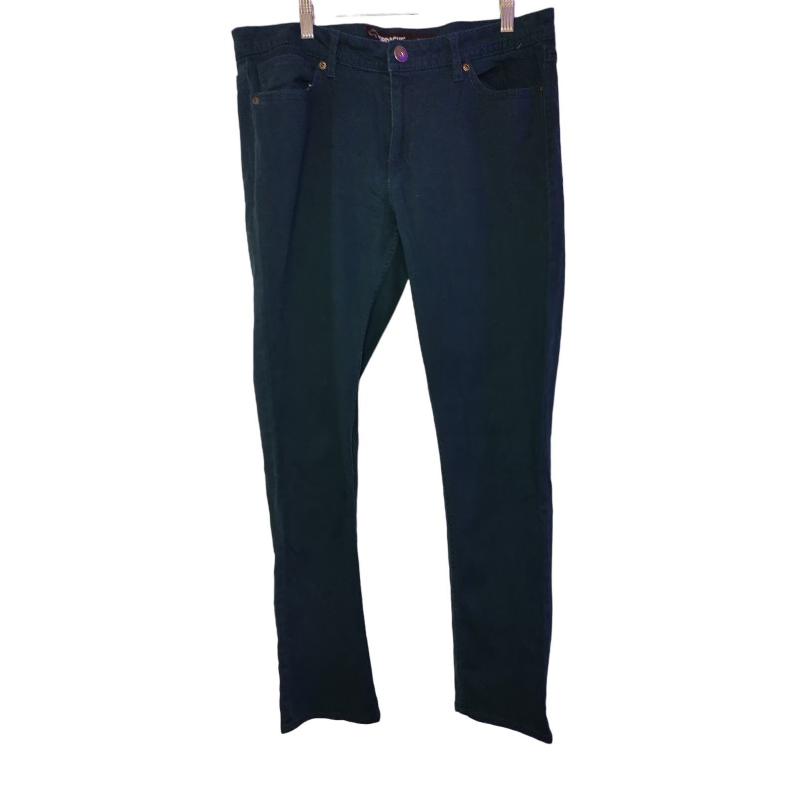 Jordache Jordache Women Skinny Leg Pants Front Zipper Blue Size 14 Size 36" / US 14 / IT 50 - 1 Thumbnail