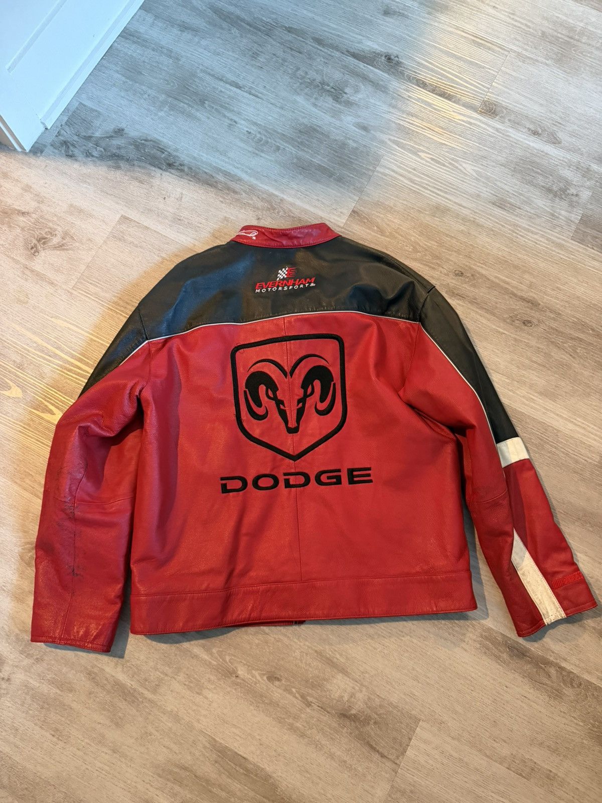 Wilsons Leather Vintage Nascar Sponsors Leather Jacket Size US M / EU 48-50 / 2 - 2 Thumbnail