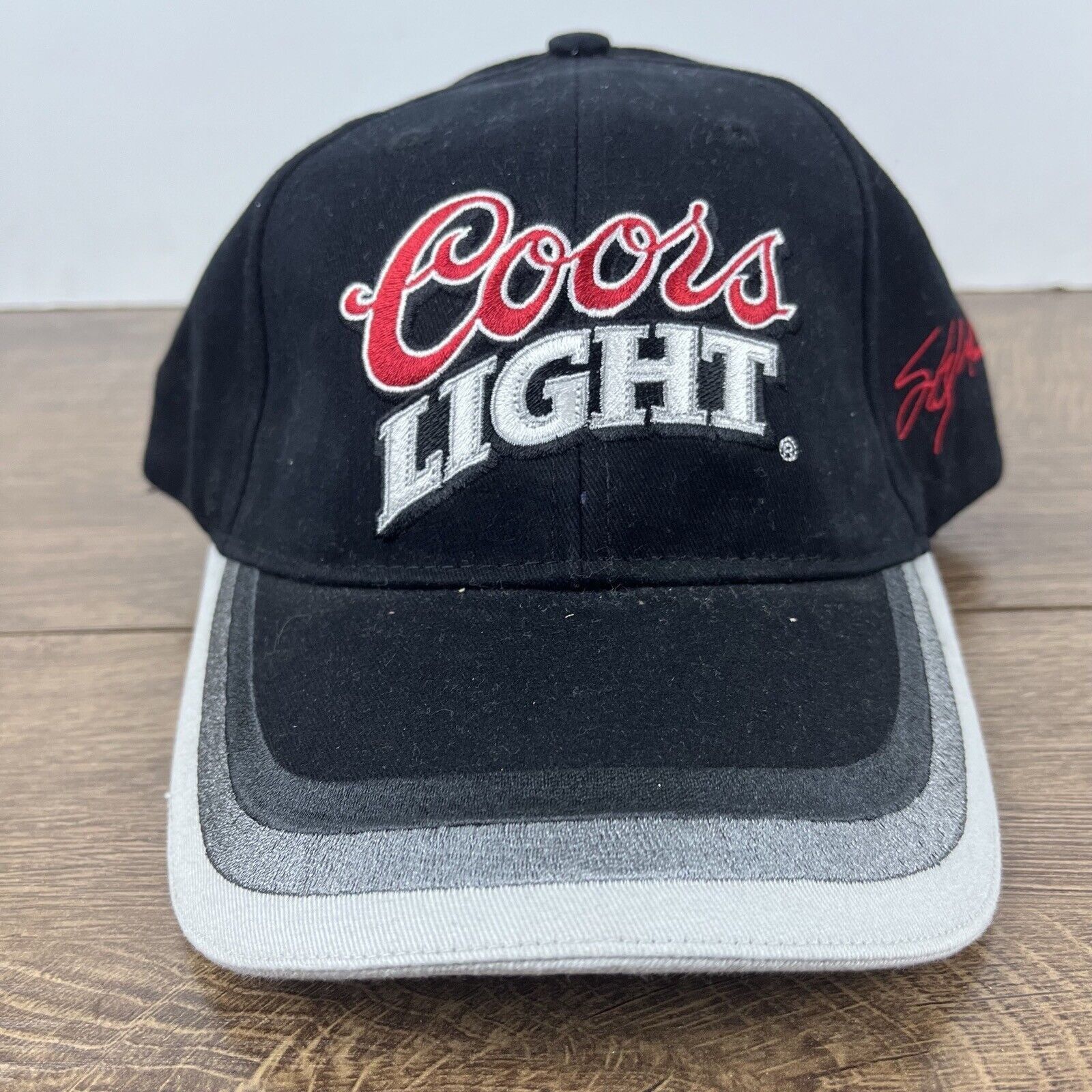 Other Sterling Martin 40 Hat NASCAR Coors Light Hat Adjustable Bla Size ONE SIZE - 5 Thumbnail