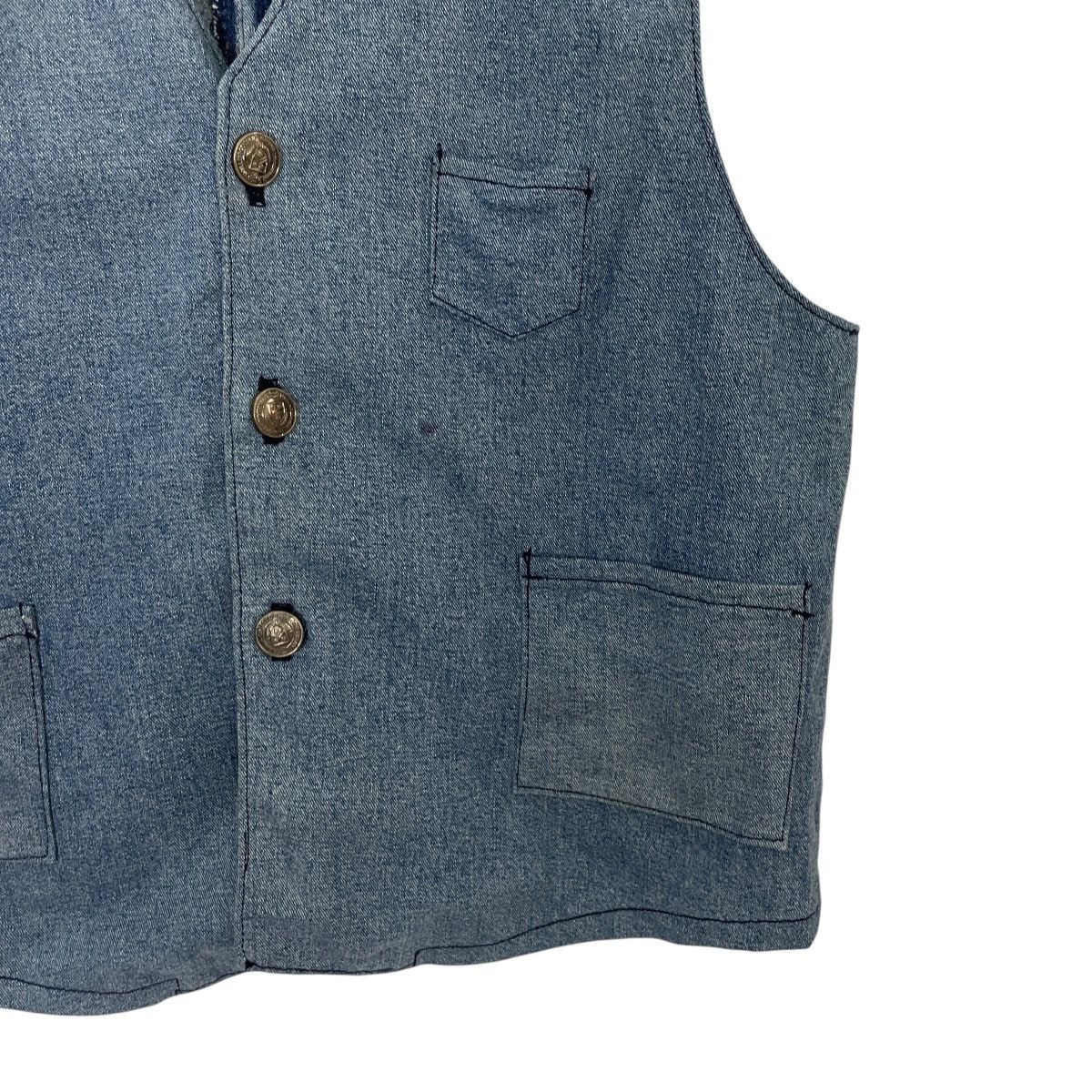 Japanese Brand Vintage Japanese Designer Denim Vest Size US M / EU 48-50 / 2 - 5 Thumbnail