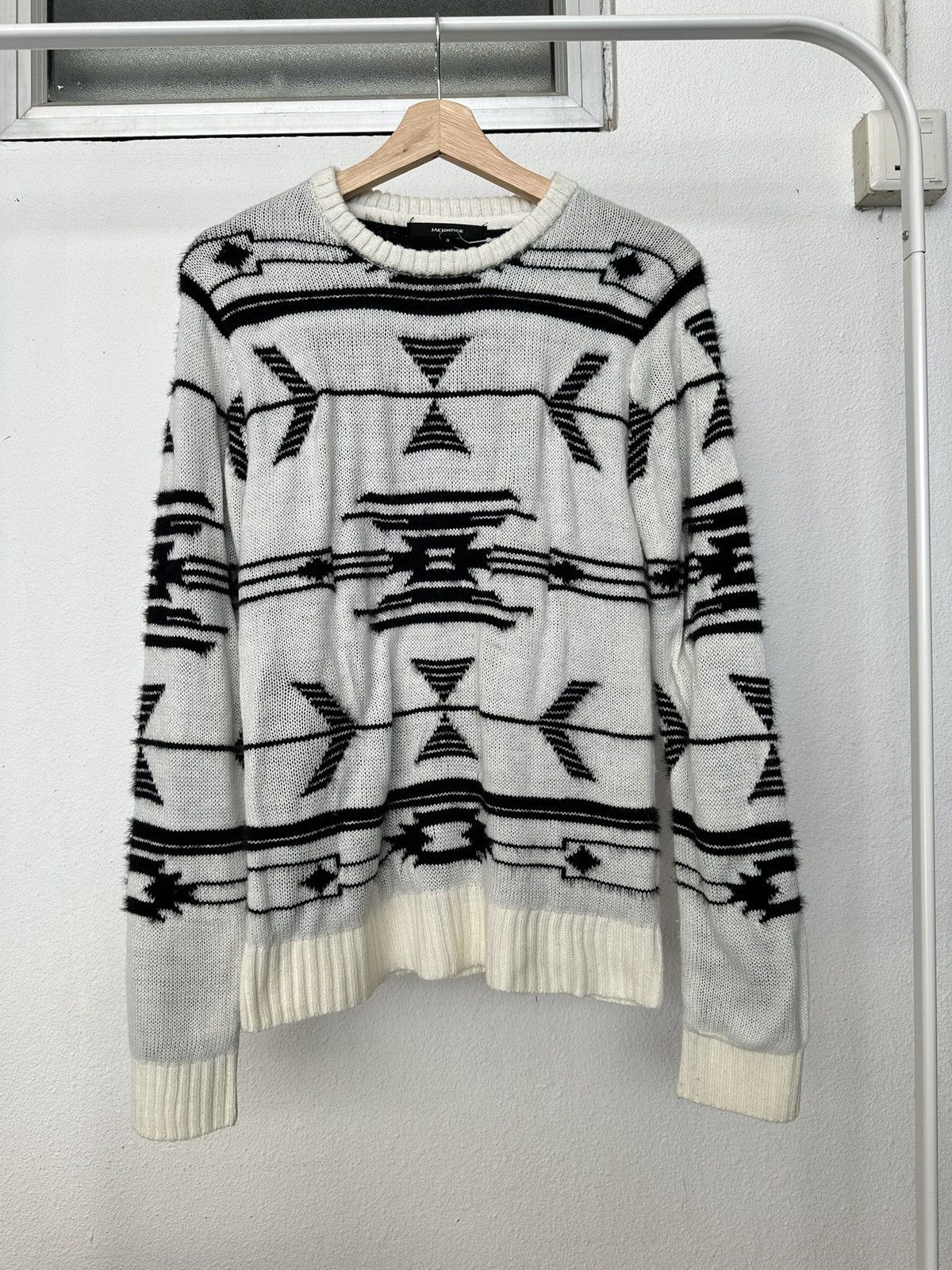JACKROSE AW2018 - Jackrose Nordic mohair knit jumper Size US M / EU 48-50 / 2 - 5 Thumbnail