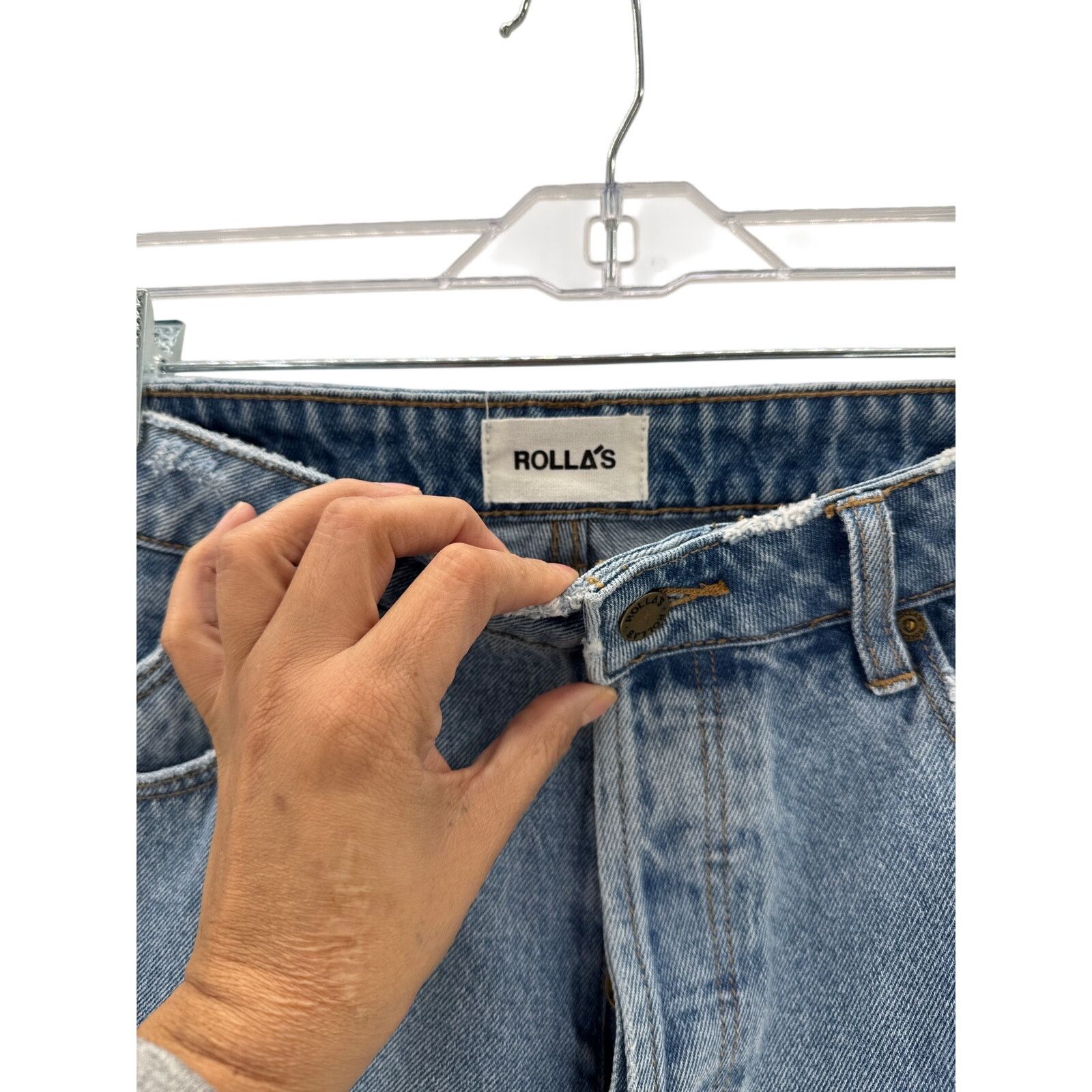 Rolla's Rolla's Classic Straight high-rise jeans in a 90's size 29 Size 29" - 5 Thumbnail